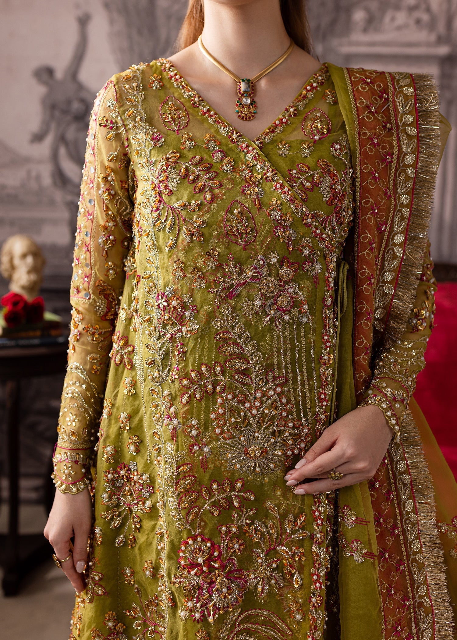 Maria Osama Khan | Mystara Wedding Festive | Noir - Official Maria Osama Khan stockist in UK - Sakeena London