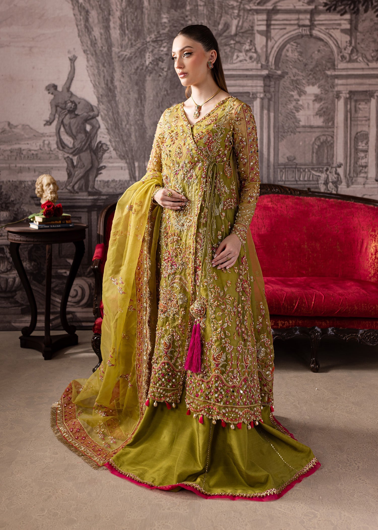Maria Osama Khan | Mystara Wedding Festive | Noir - Official Maria Osama Khan stockist in UK - Sakeena London