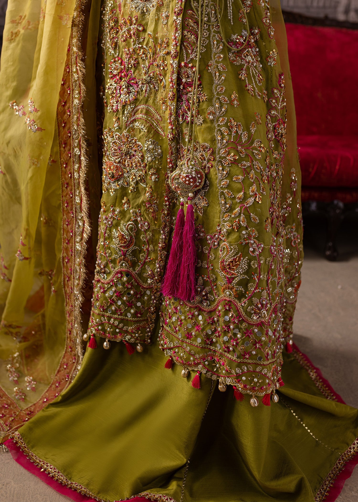 Maria Osama Khan | Mystara Wedding Festive | Noir - Official Maria Osama Khan stockist in UK - Sakeena London