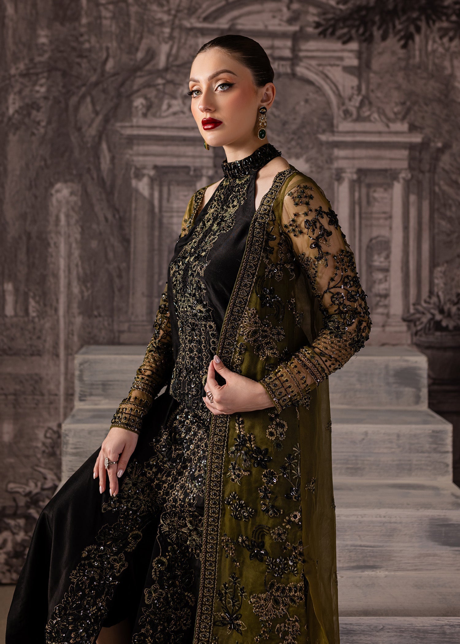 Maria Osama Khan | Mystara Wedding Festive | Storm - Official Maria Osama Khan stockist in UK - Sakeena London