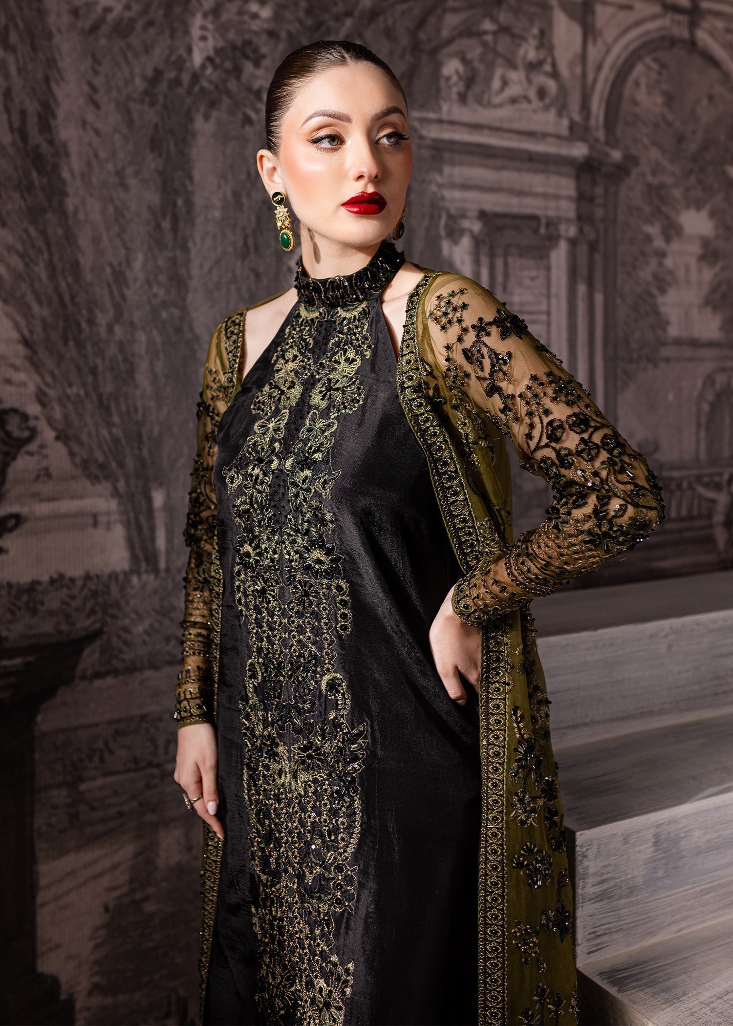 Maria Osama Khan | Mystara Wedding Festive | Storm - Official Maria Osama Khan stockist in UK - Sakeena London