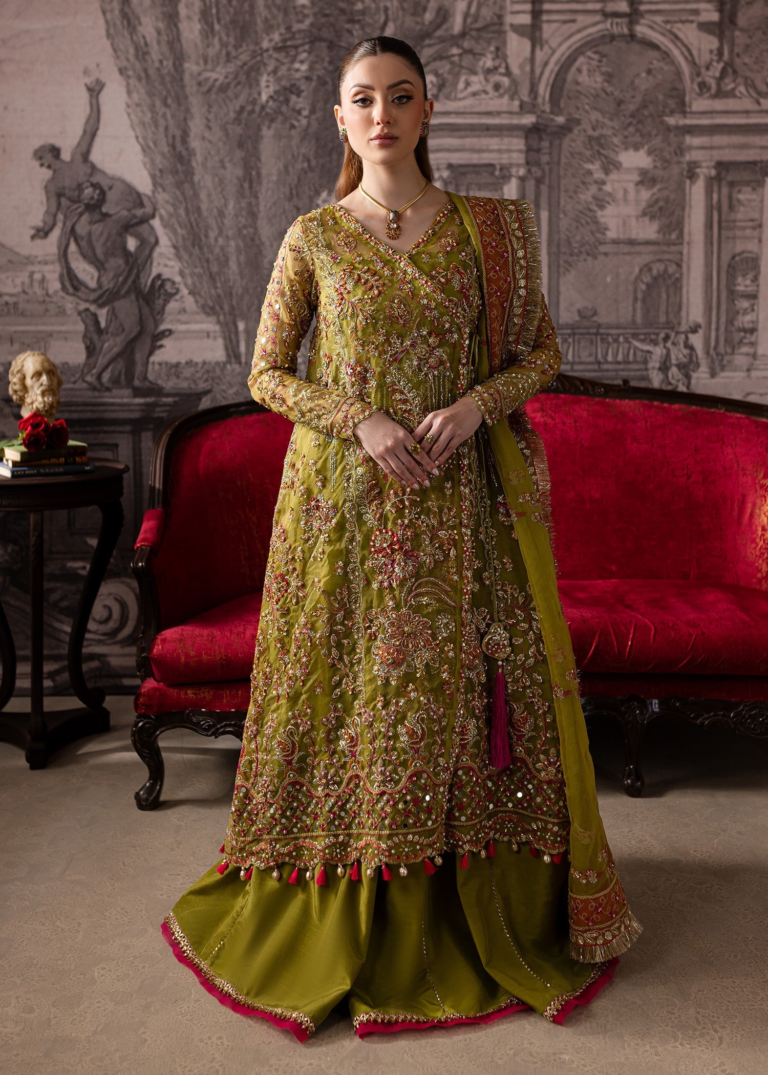 Maria Osama Khan | Mystara Wedding Festive | Noir - Official Maria Osama Khan stockist in UK - Sakeena London