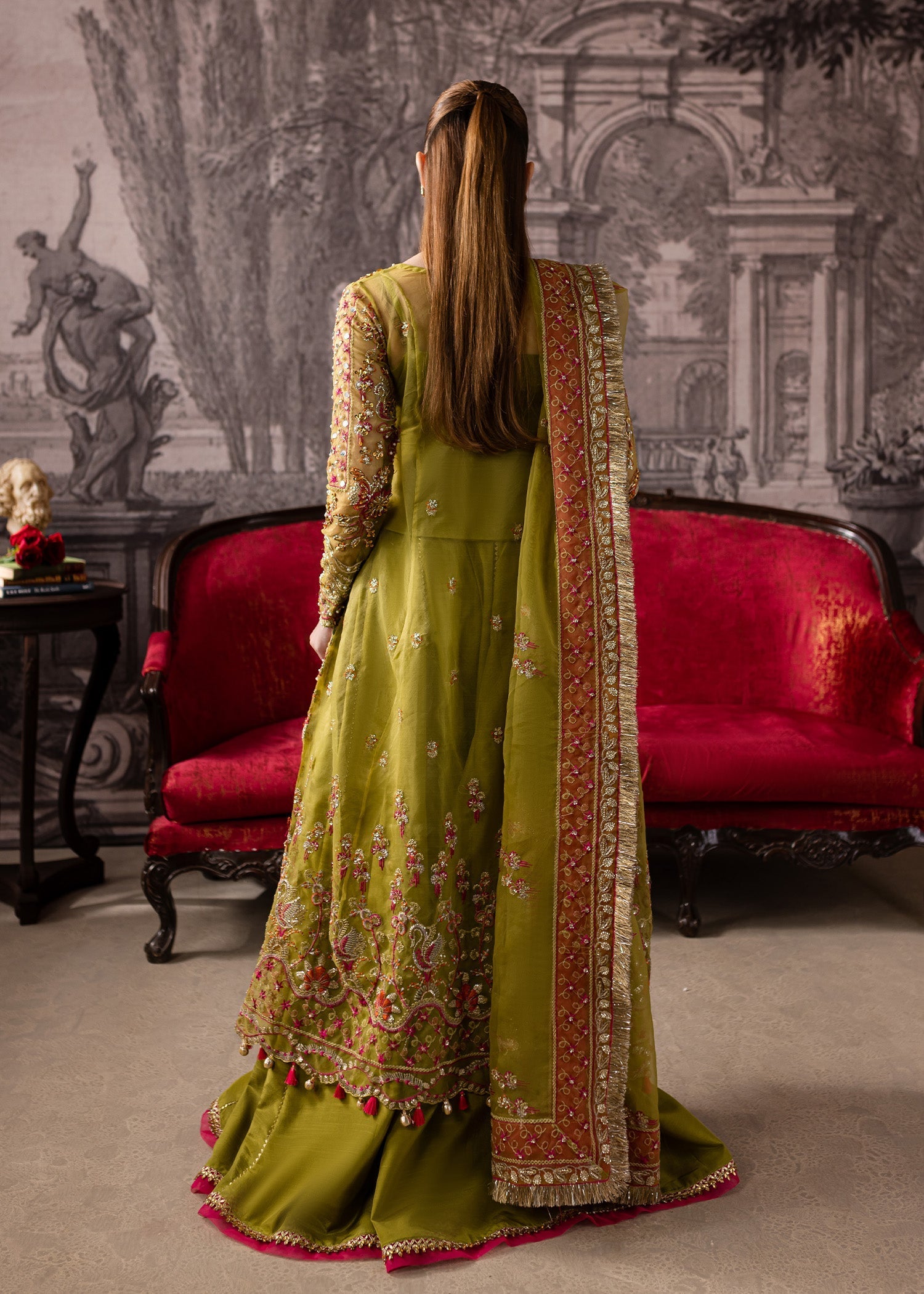 Maria Osama Khan | Mystara Wedding Festive | Noir - Official Maria Osama Khan stockist in UK - Sakeena London