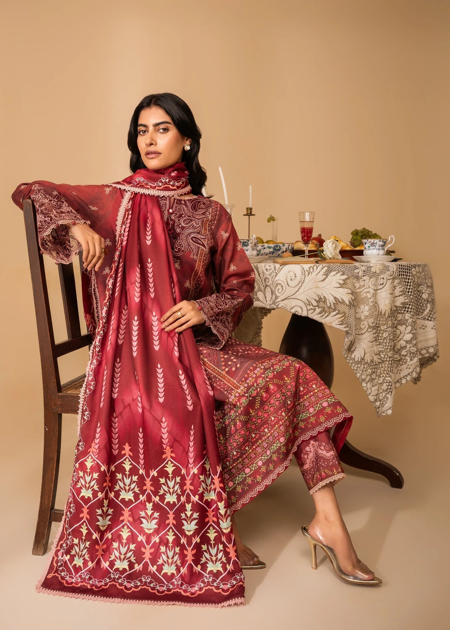 Aabyaan | Izabel Prints Linen Edit 24 | TAHLIA (AZ-09) - Official Aabyaan stockist in UK - Sakeena London