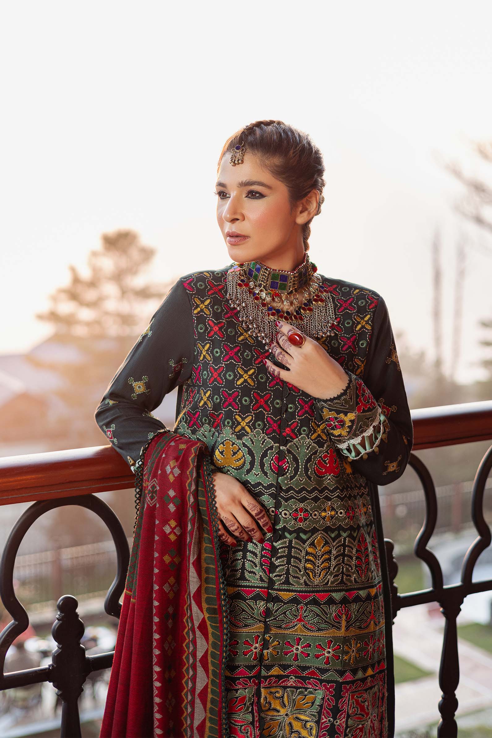 Maryam Hussain | Silk Edit | Forest - Official Maryam Hussain stockist in UK - Sakeena London