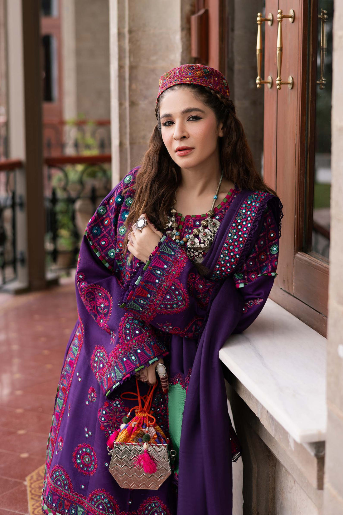 Maryam Hussain | Silk Edit | Plum - Official Maryam Hussain stockist in UK - Sakeena London