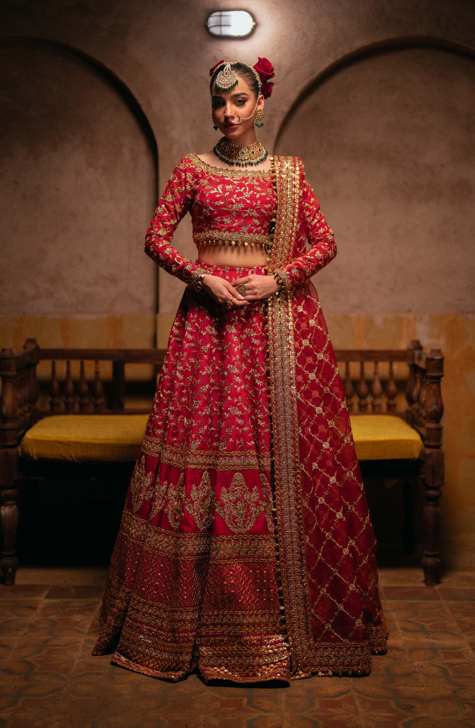 Maryum N Maria | Gul Posh Wedding Formals | ZAIB UN NISA - MS40065 - Official Maryum N Maria stockist in UK - Sakeena London