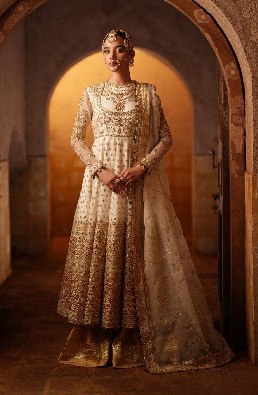 Maryum N Maria | Gul Posh Wedding Formals | Chand Bali - MS40066 - Official Maryum N Maria stockist in UK - Sakeena London