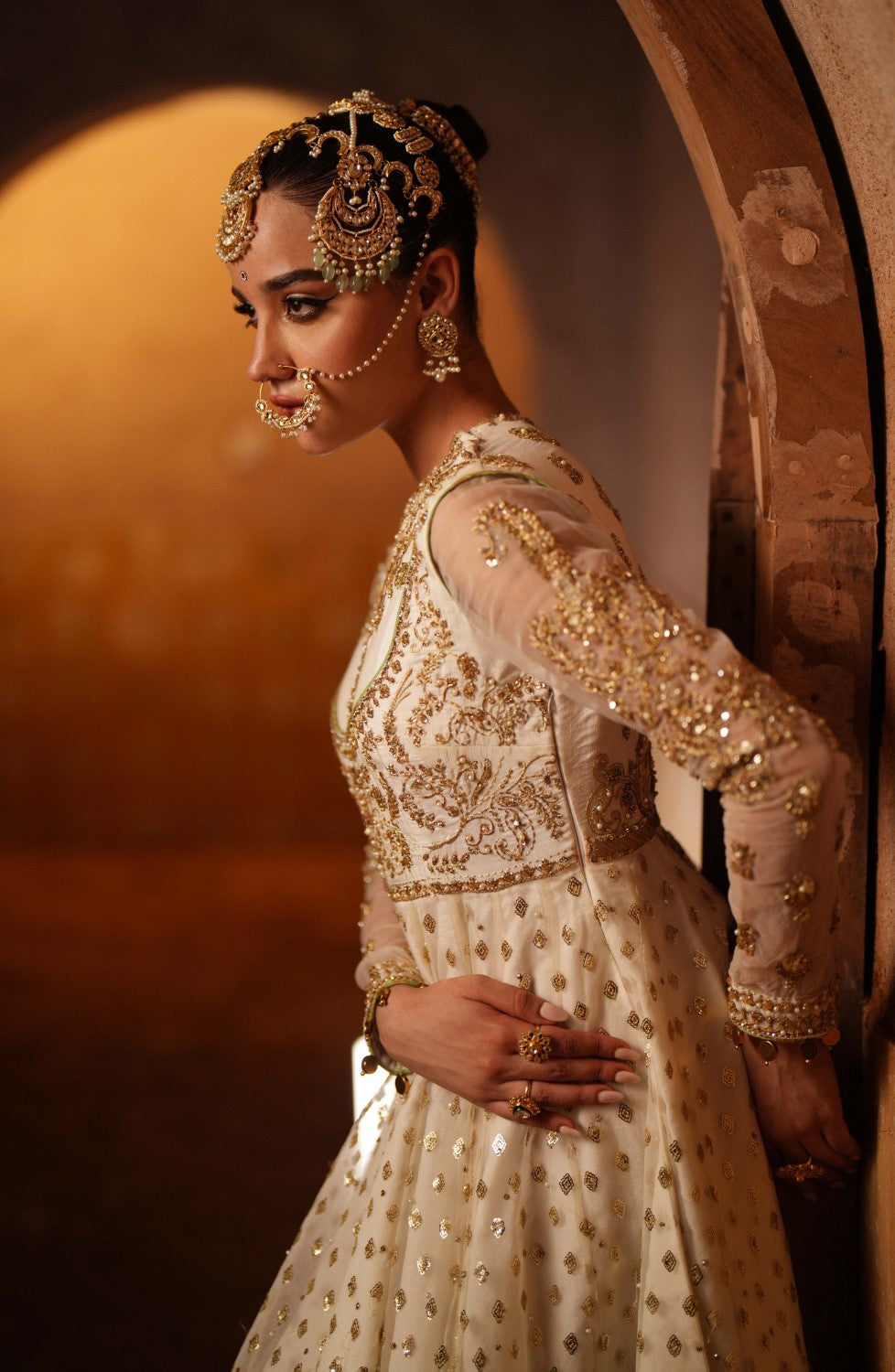 Maryum N Maria | Gul Posh Wedding Formals | Chand Bali - MS40066 - Official Maryum N Maria stockist in UK - Sakeena London
