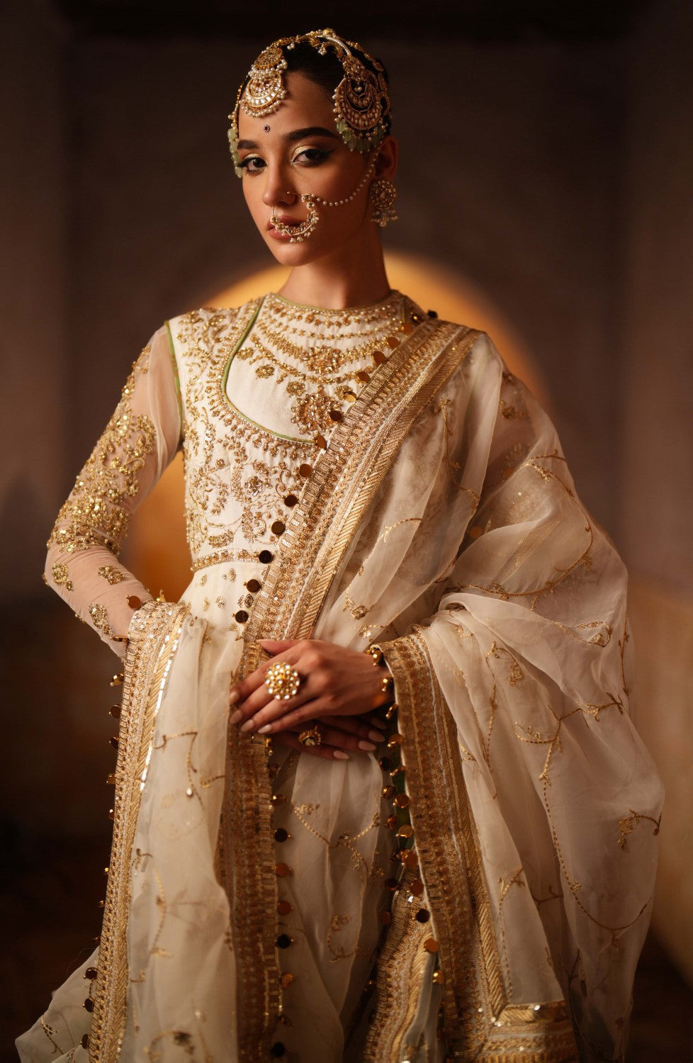 Maryum N Maria | Gul Posh Wedding Formals | Chand Bali - MS40066 - Official Maryum N Maria stockist in UK - Sakeena London