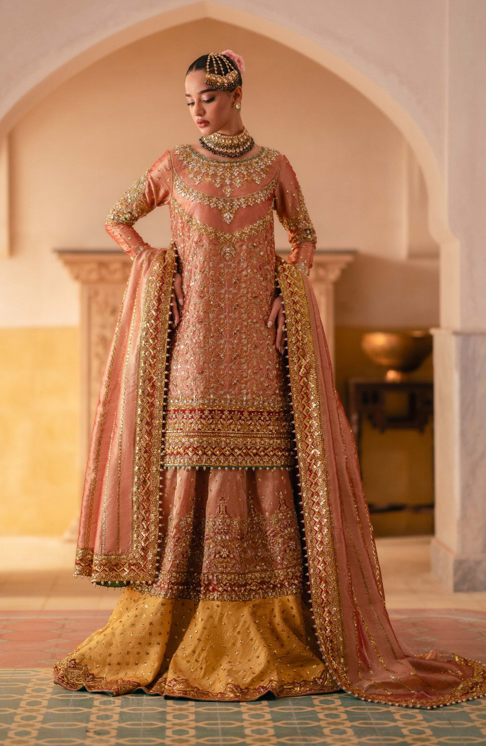 Maryum N Maria | Gul Posh Wedding Formals | ZUMANI BEGUM - MS40068 - Official Maryum N Maria stockist in UK - Sakeena London