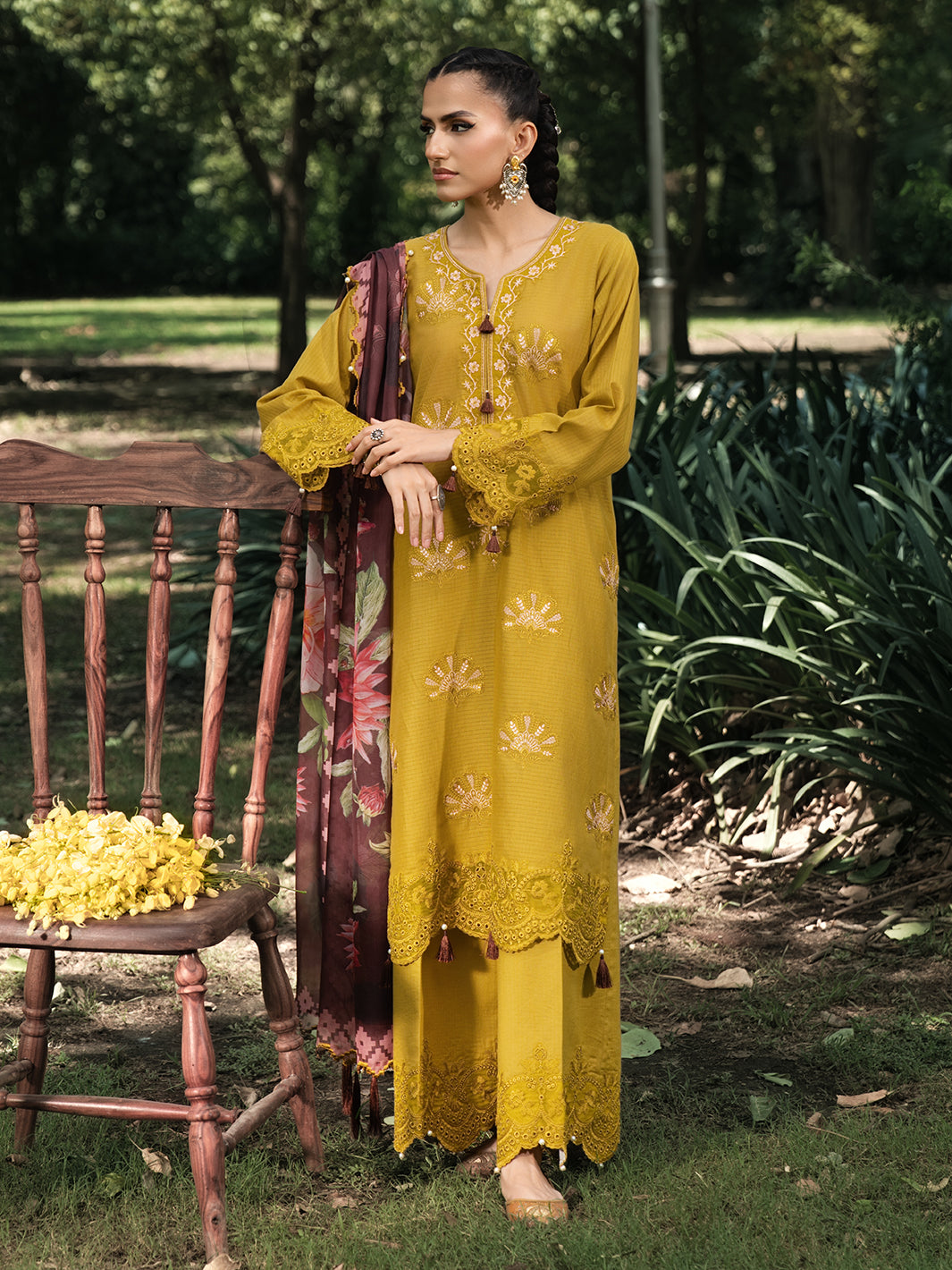 Hemstitch | The Garden Lawn | Matcha - Official Hemstitch stockist in UK - Sakeena London