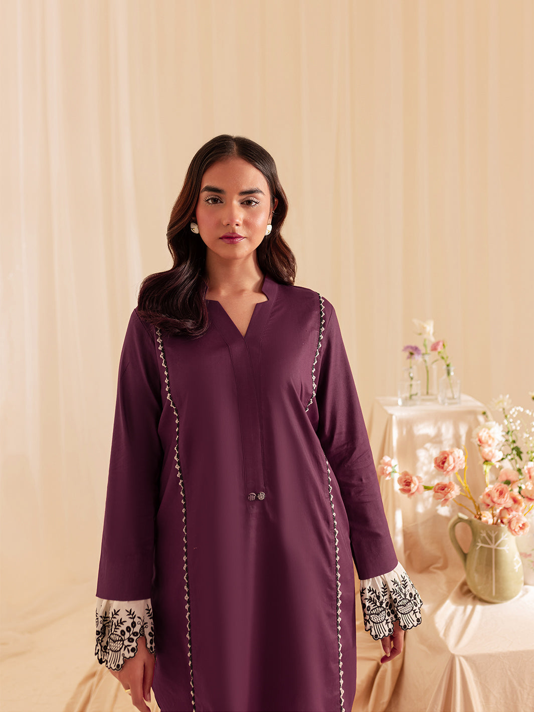 Mahnur | Petal Whispers Lawn Pret | Meadow - Official Mahnur stockist in UK - Sakeena London
