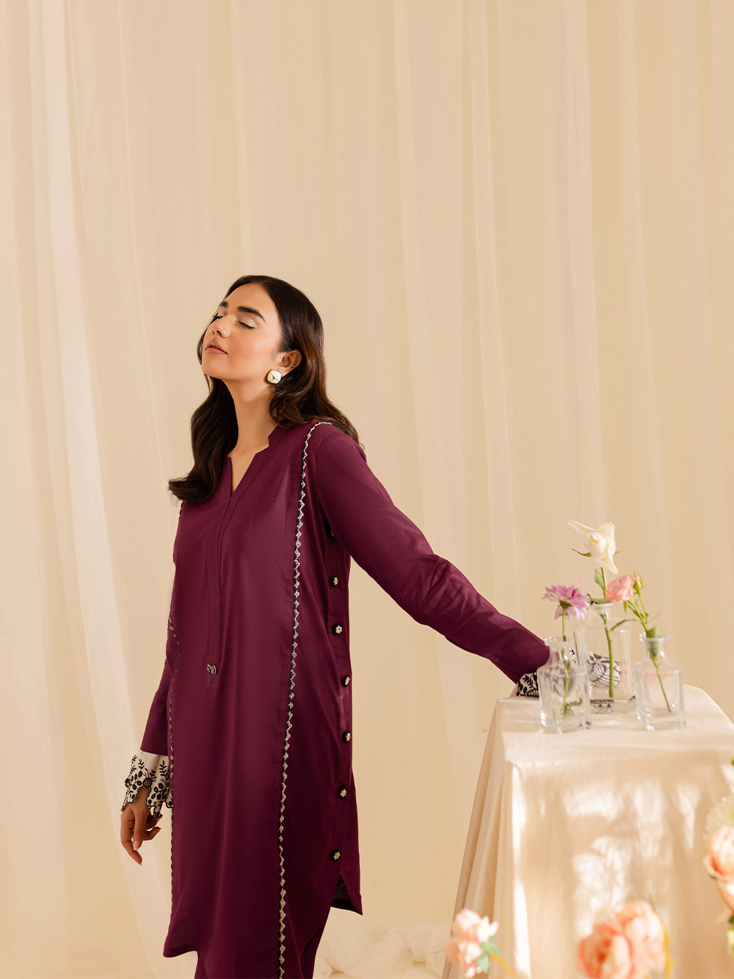 Mahnur | Petal Whispers Lawn Pret | Meadow - Official Mahnur stockist in UK - Sakeena London
