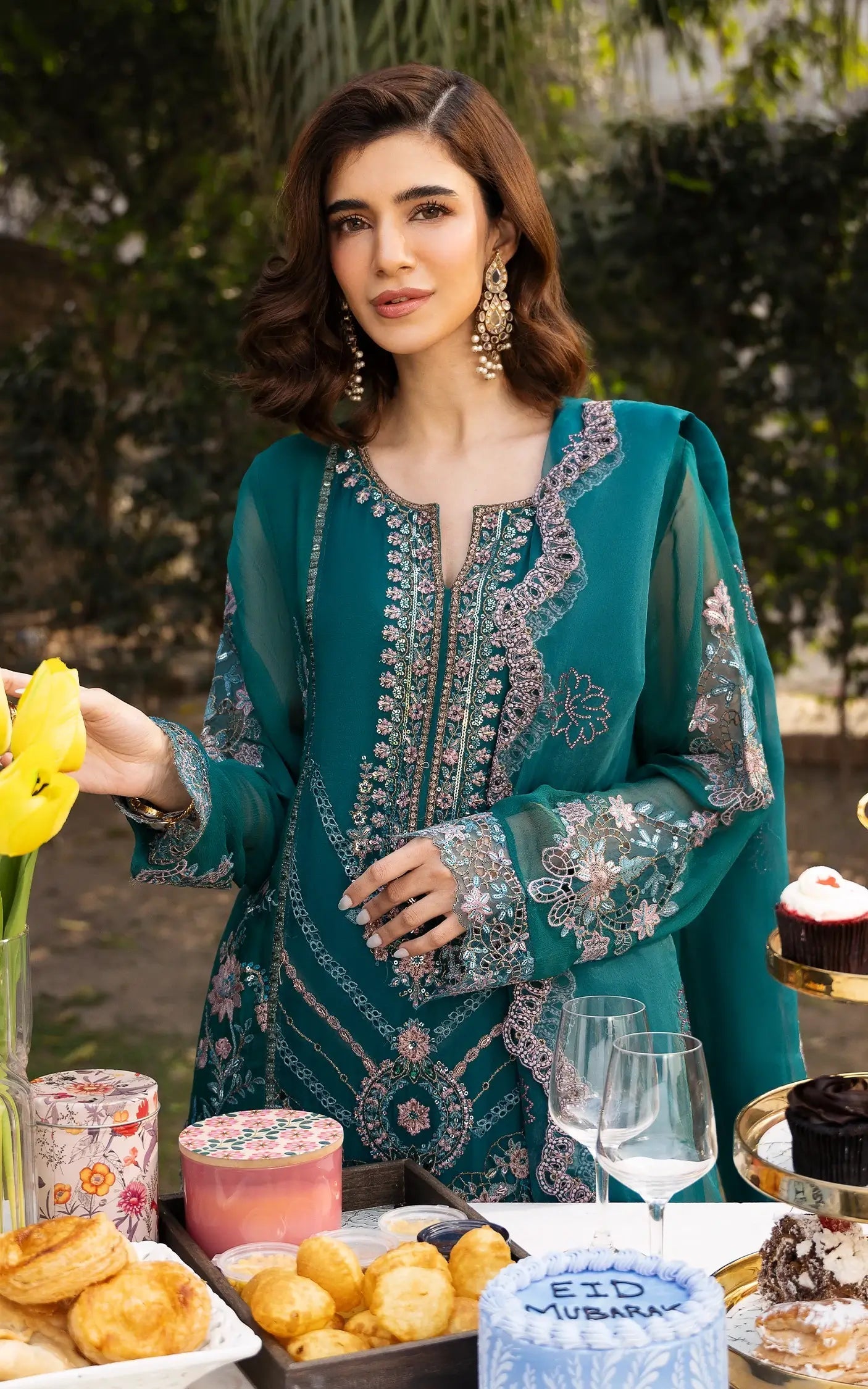 Asifa and Nabeel | Sunehri Eid 25 | Meher-(SEF25-01) - Official Asifa and Nabeel stockist in UK - Sakeena London