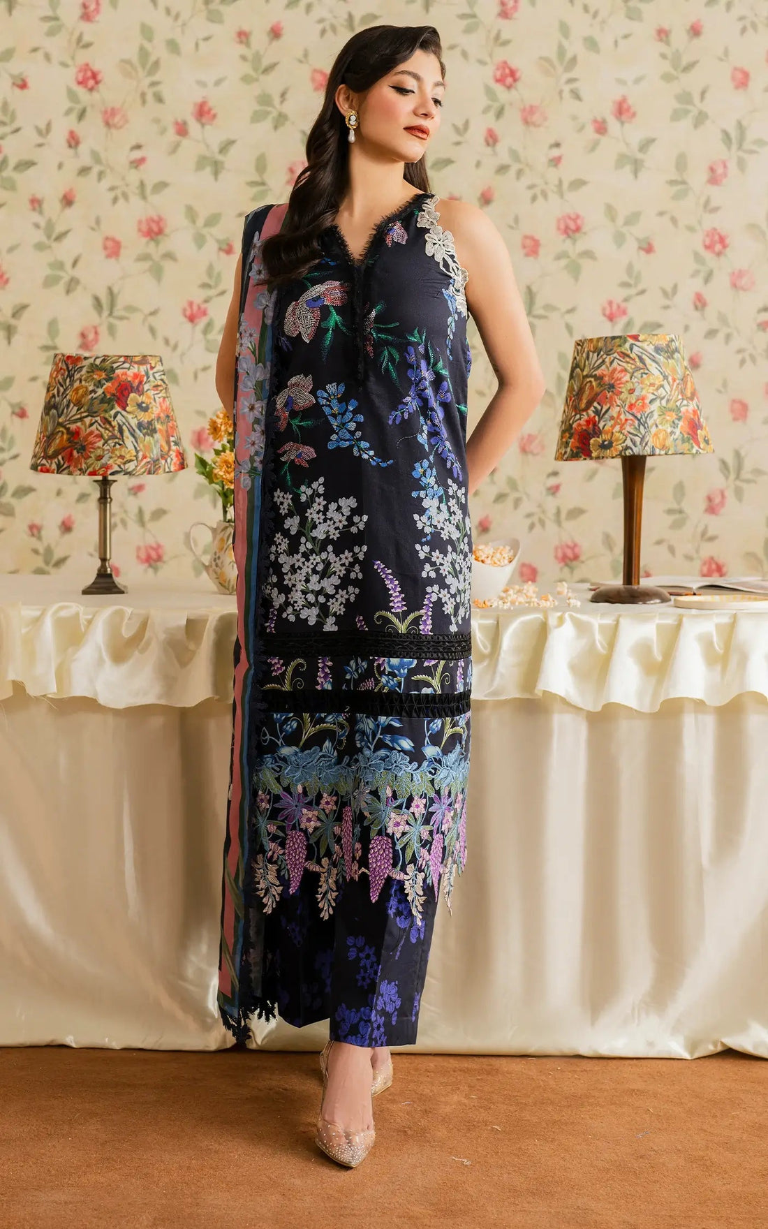 Asifa and Nabeel | Meraki Vintage 25 | Mehtab (MVL25-10) - Official Asifa and Nabeel stockist in UK - Sakeena London