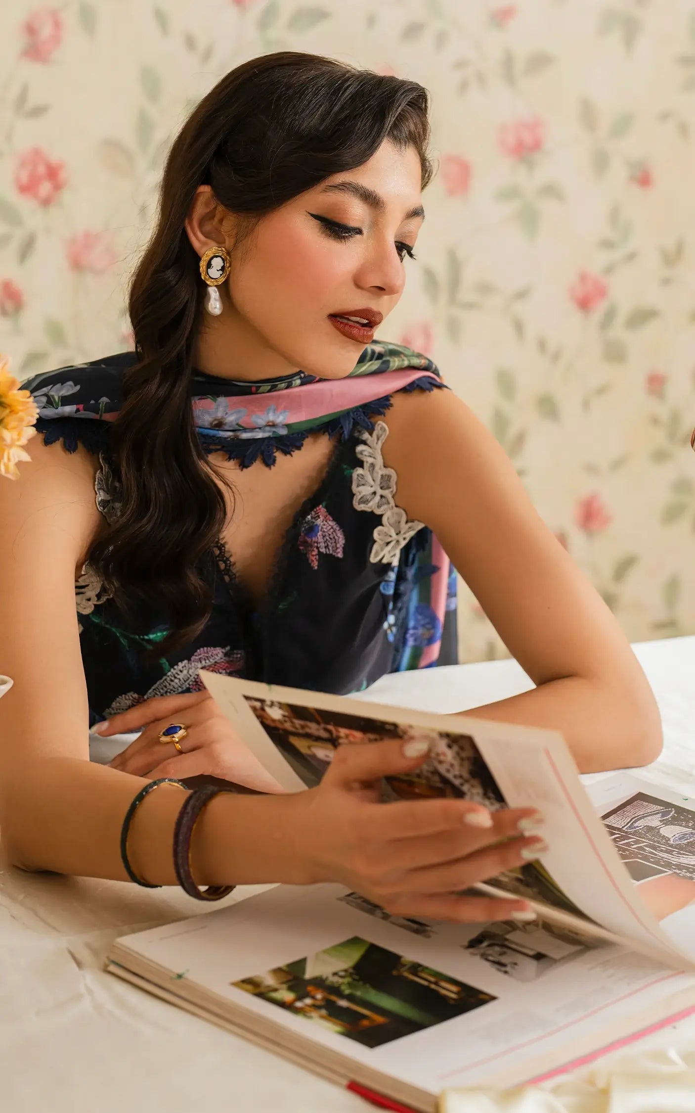 Asifa and Nabeel | Meraki Vintage 25 | Mehtab (MVL25-10) - Official Asifa and Nabeel stockist in UK - Sakeena London