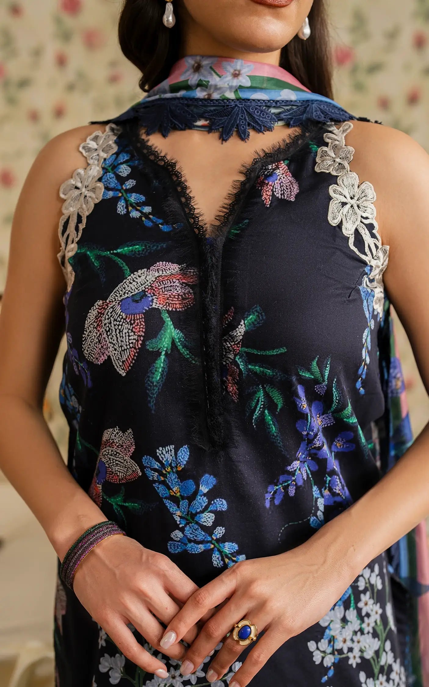 Asifa and Nabeel | Meraki Vintage 25 | Mehtab (MVL25-10) - Official Asifa and Nabeel stockist in UK - Sakeena London
