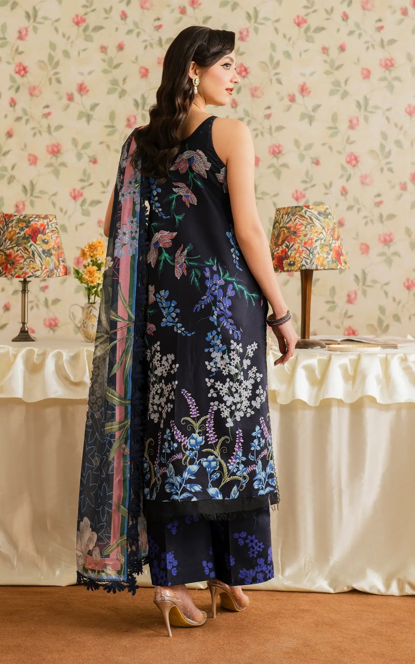 Asifa and Nabeel | Meraki Vintage 25 | Mehtab (MVL25-10) - Official Asifa and Nabeel stockist in UK - Sakeena London