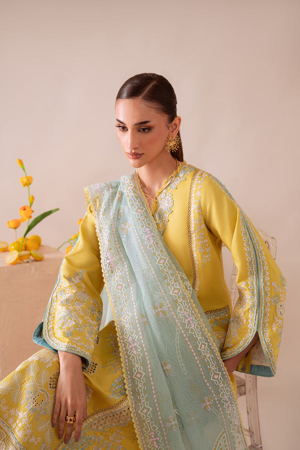 Aabyaan | Miraal Signature Embroidered Viscose 25 | MEHRA - Official Aabyaan stockist in UK - Sakeena London
