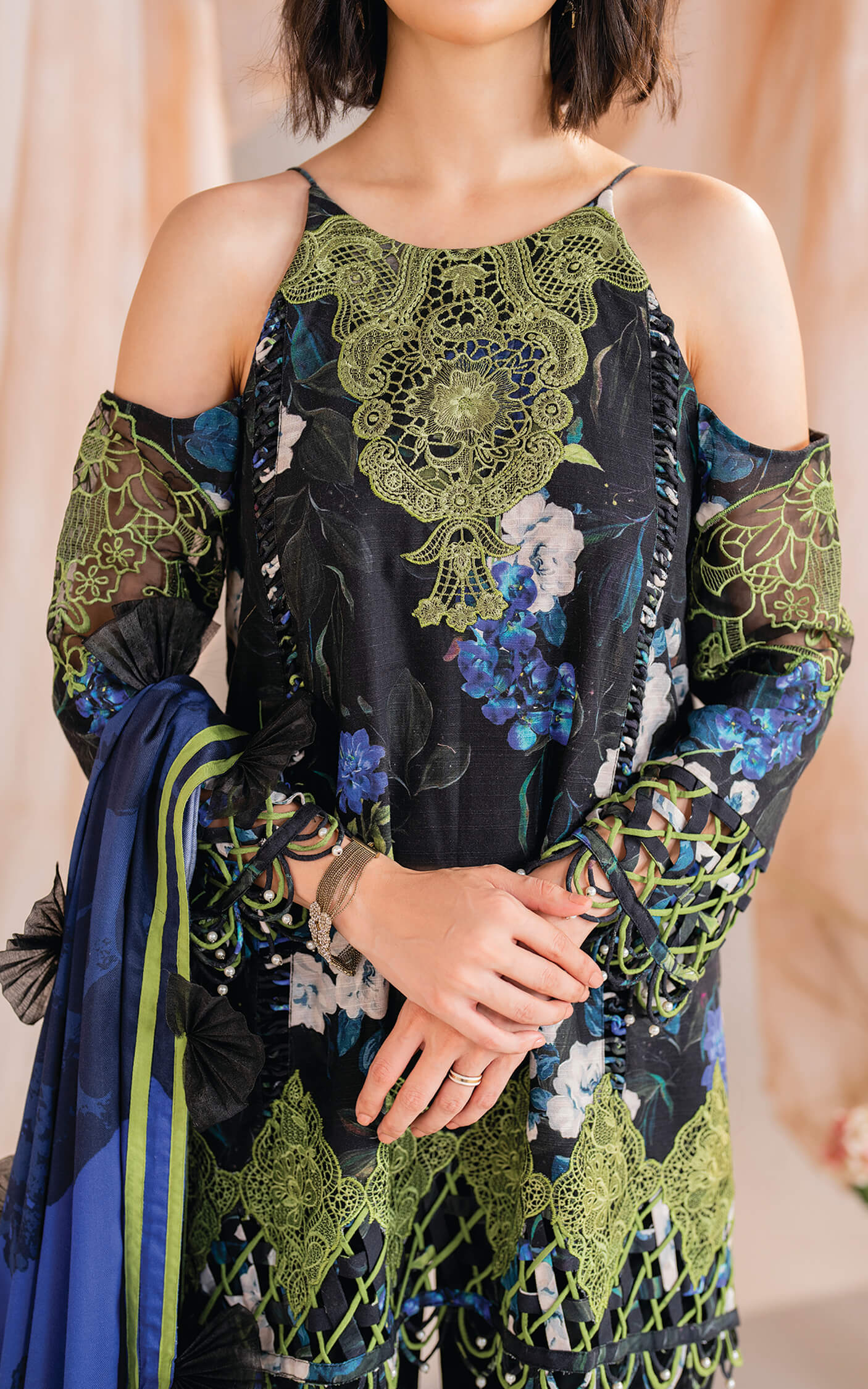 Asifa and Nabeel | Winter Meraki 24 | Midnight-MW-02 - Official Asifa and Nabeel stockist in UK - Sakeena London