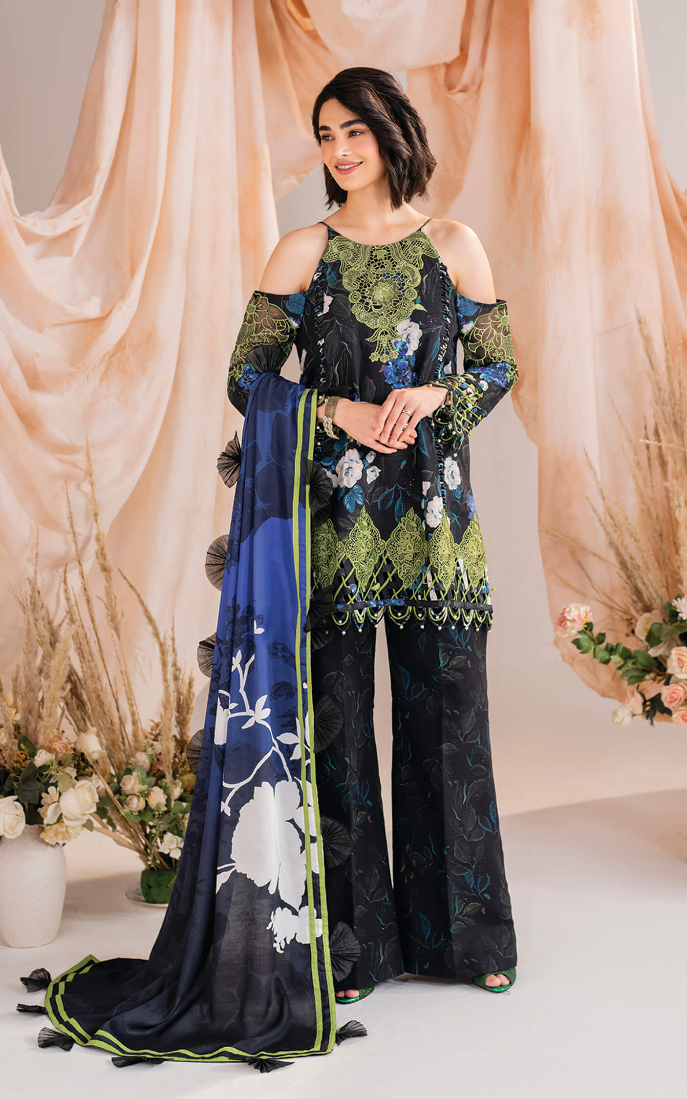Asifa and Nabeel | Winter Meraki 24 | Midnight-MW-02 - Official Asifa and Nabeel stockist in UK - Sakeena London