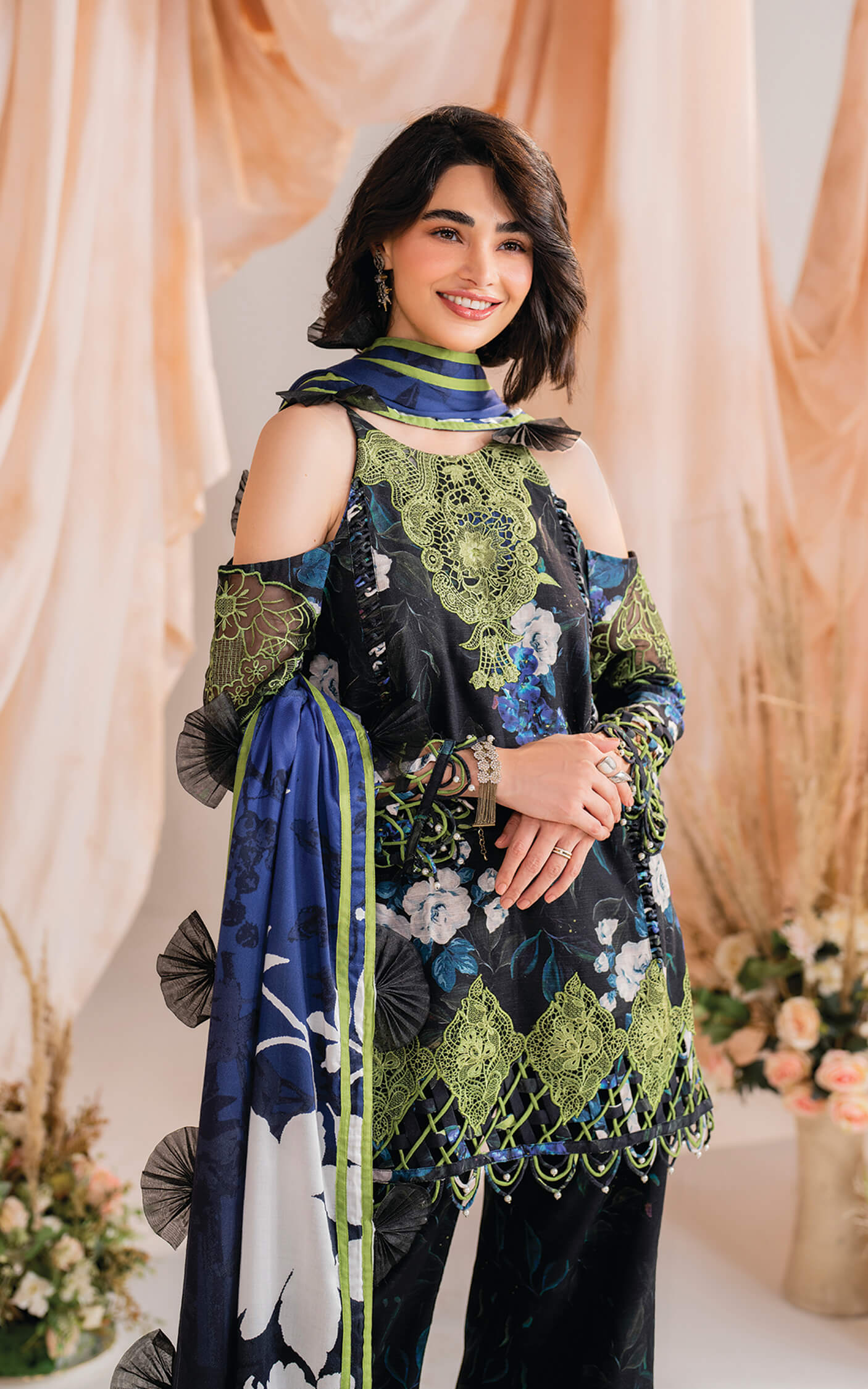 Asifa and Nabeel | Winter Meraki 24 | Midnight-MW-02 - Official Asifa and Nabeel stockist in UK - Sakeena London