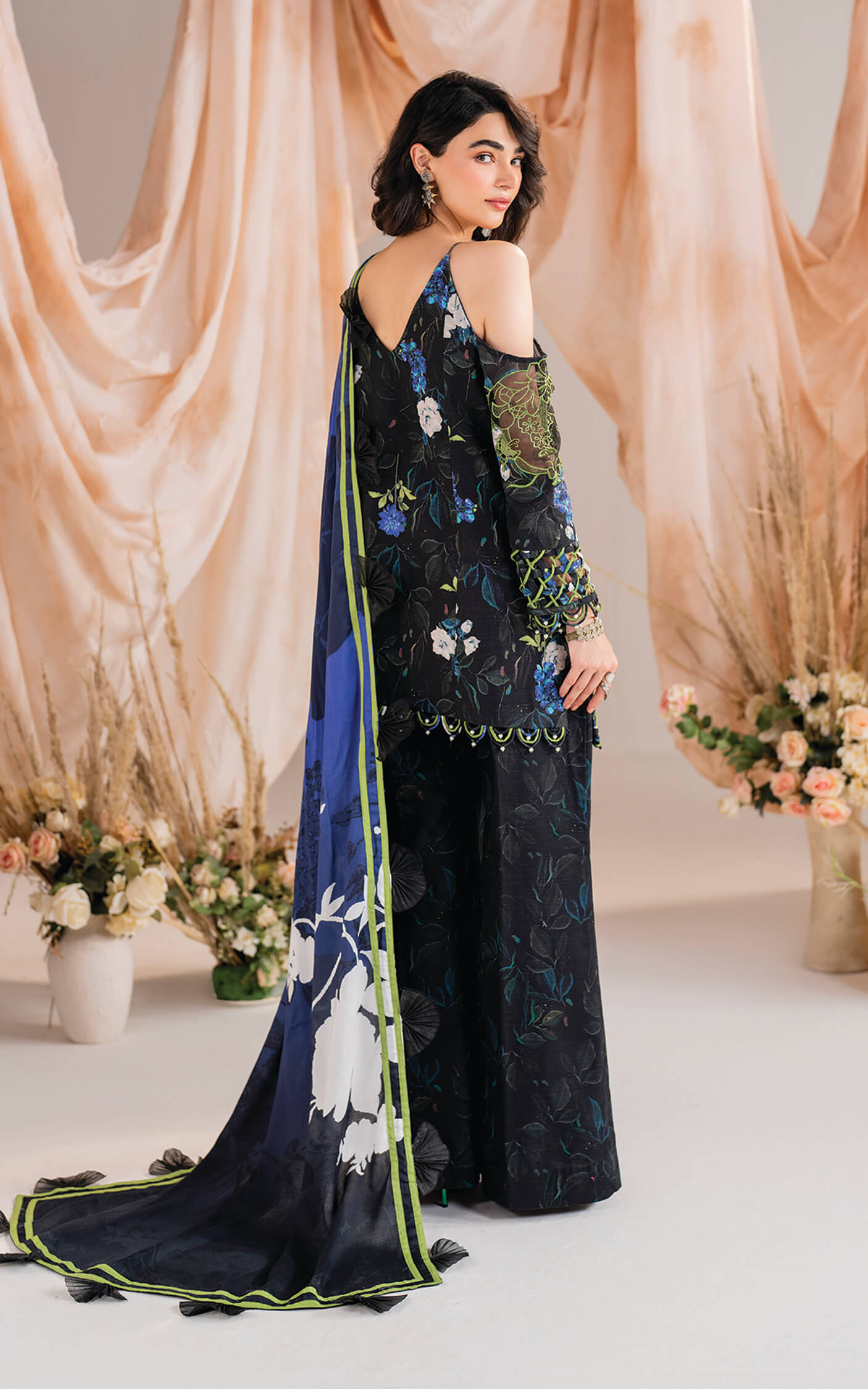 Asifa and Nabeel | Winter Meraki 24 | Midnight-MW-02 - Official Asifa and Nabeel stockist in UK - Sakeena London