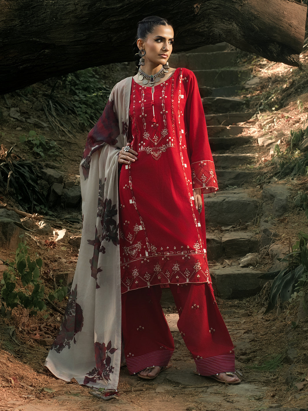 Hemstitch | The Garden Lawn | Midnight Rose - Official Hemstitch stockist in UK - Sakeena London