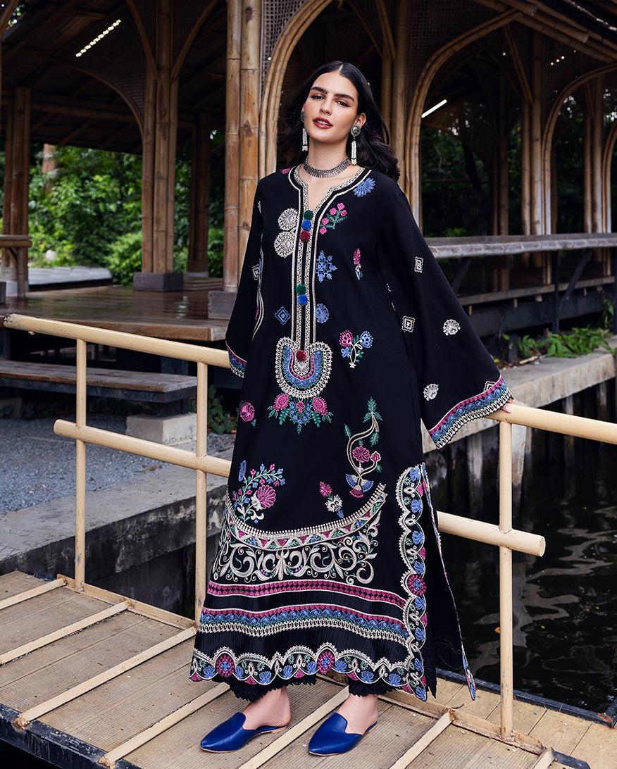 Mushq | Hemline Karandi | Midnight Rune - Official Mushq stockist in UK - Sakeena London
