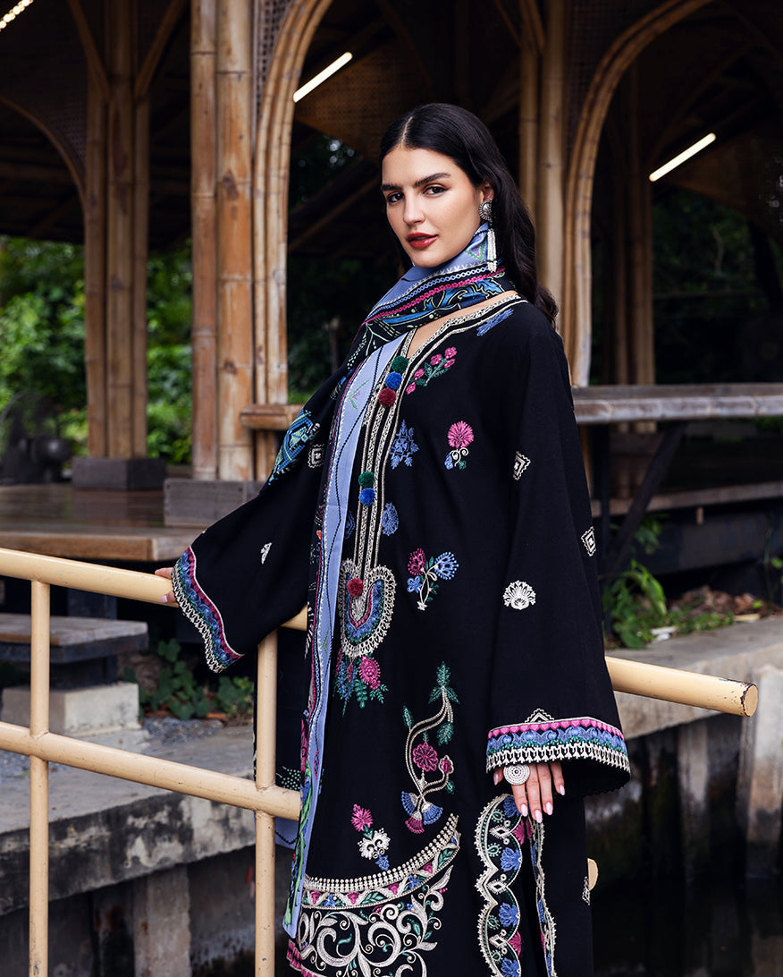 Mushq | Hemline Karandi | Midnight Rune - Official Mushq stockist in UK - Sakeena London