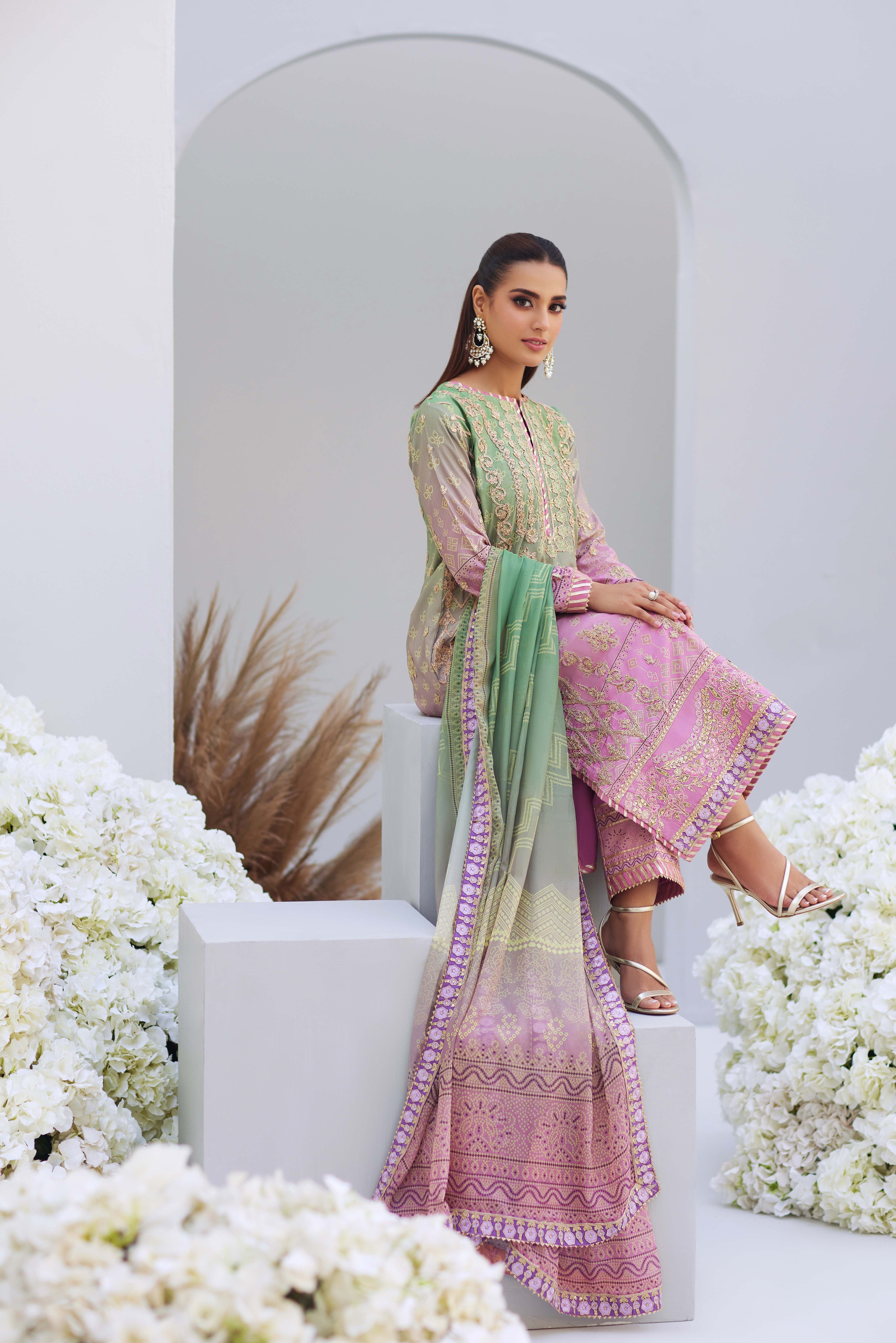 Mina Hasan | Luxury Pret | Leila - Official Mina Hasan stockist in UK - Sakeena London