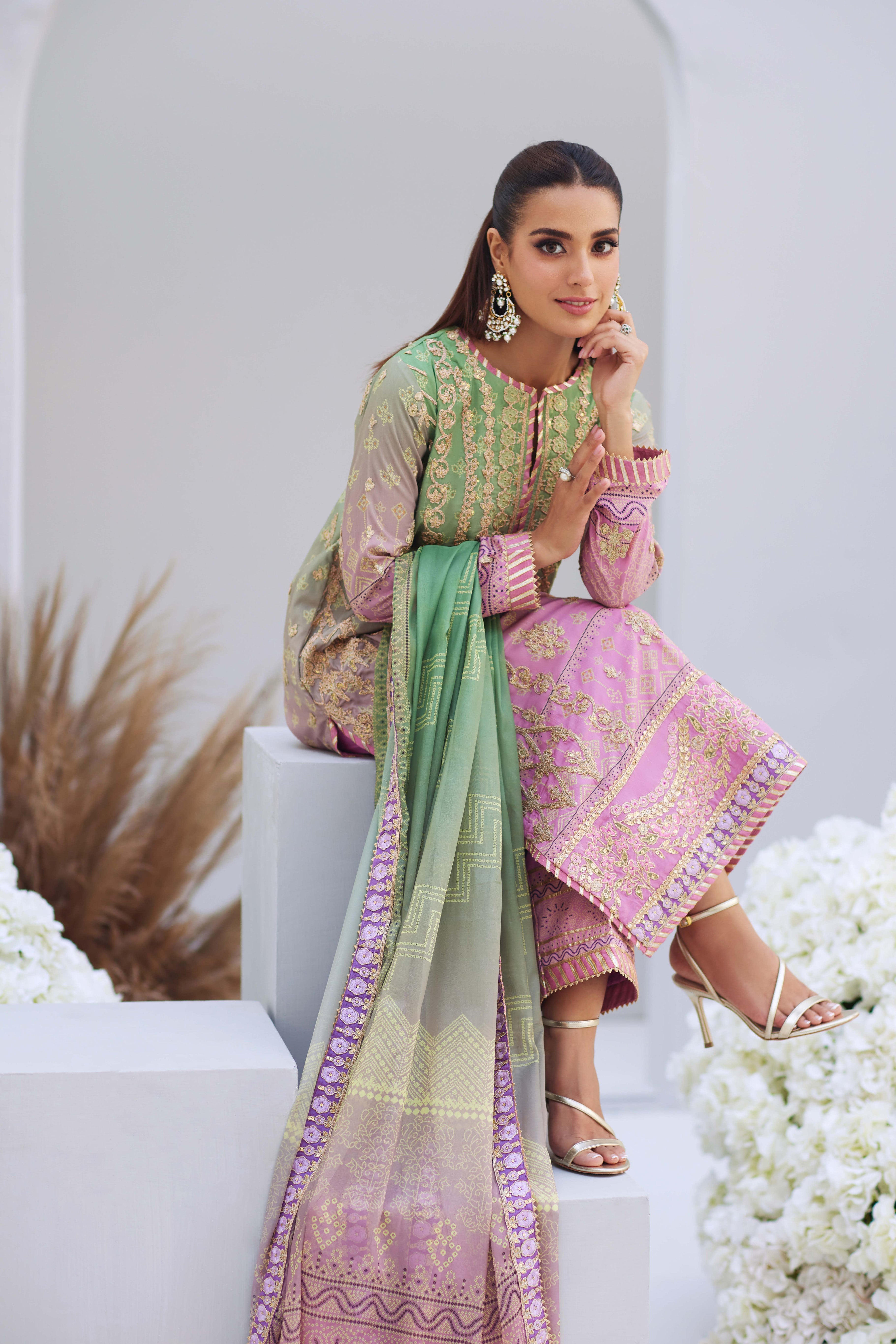 Mina Hasan | Luxury Pret | Leila - Official Mina Hasan stockist in UK - Sakeena London