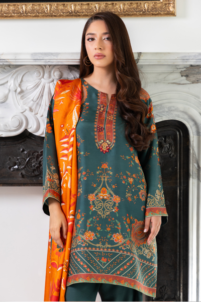 Mina Hassan | Eid 26 | Teal Green