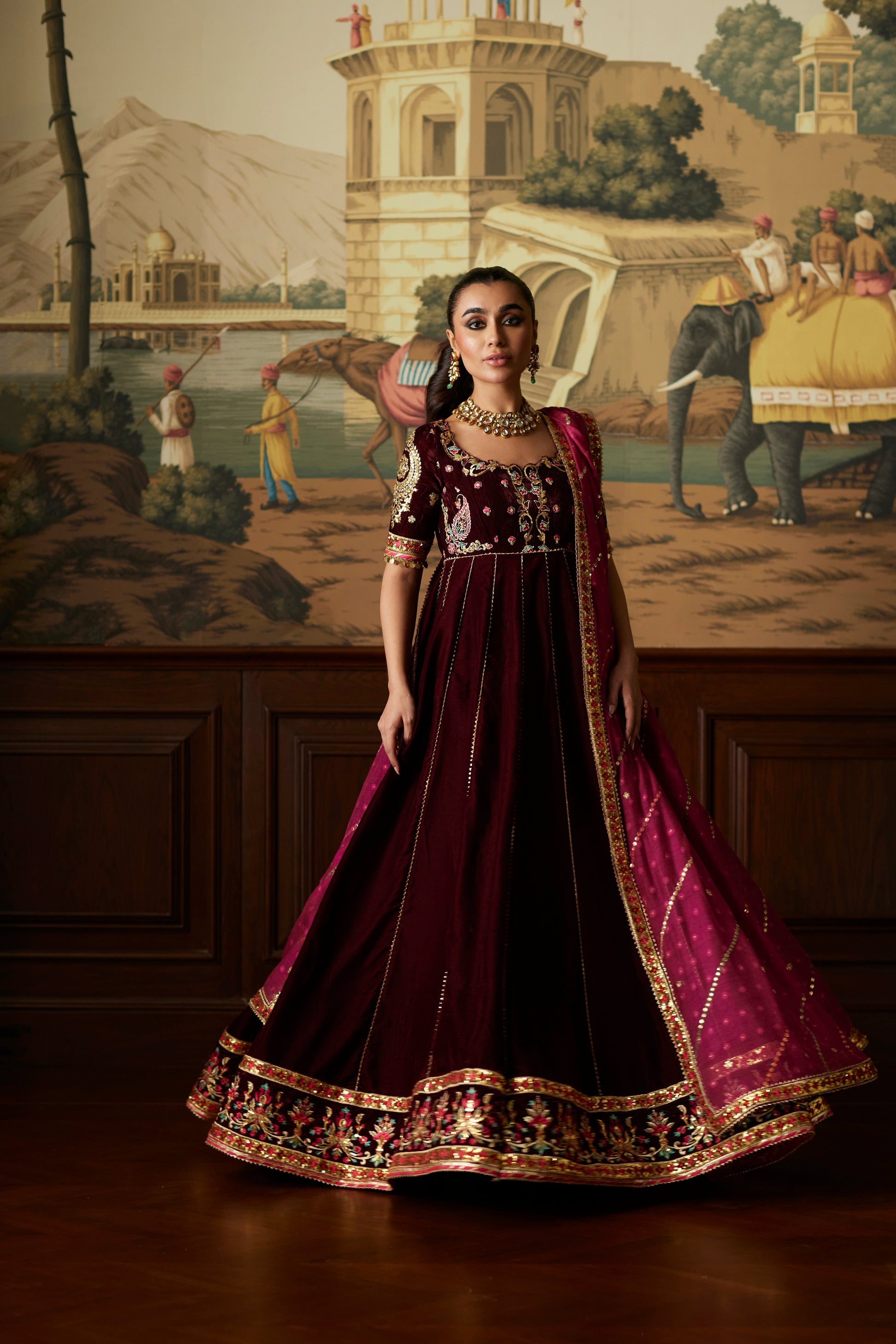 Mina Hassan | Velvet Luxe | Daaniya - Official Mina Hassan stockist in UK - Sakeena London