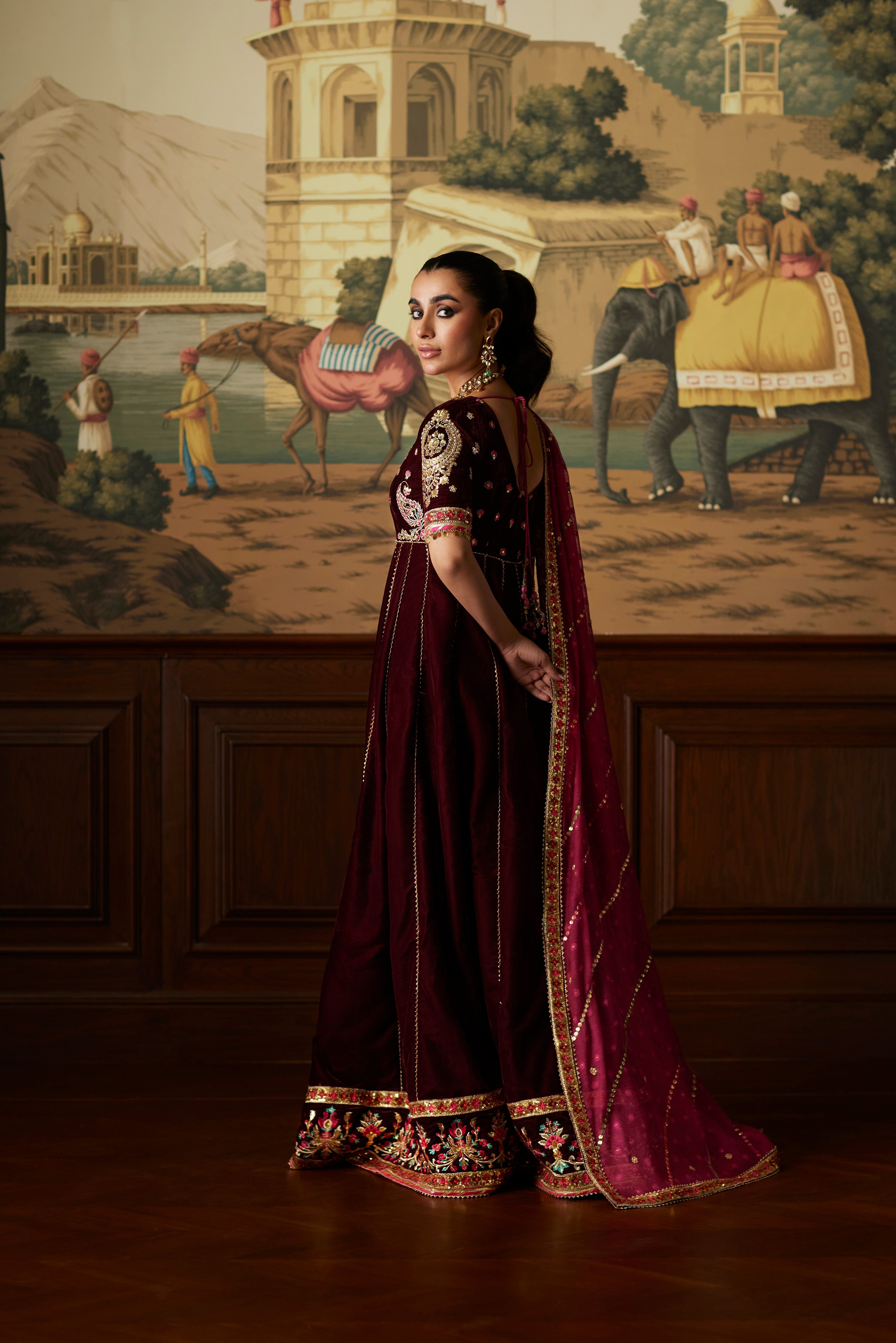 Mina Hassan | Velvet Luxe | Daaniya - Official Mina Hassan stockist in UK - Sakeena London