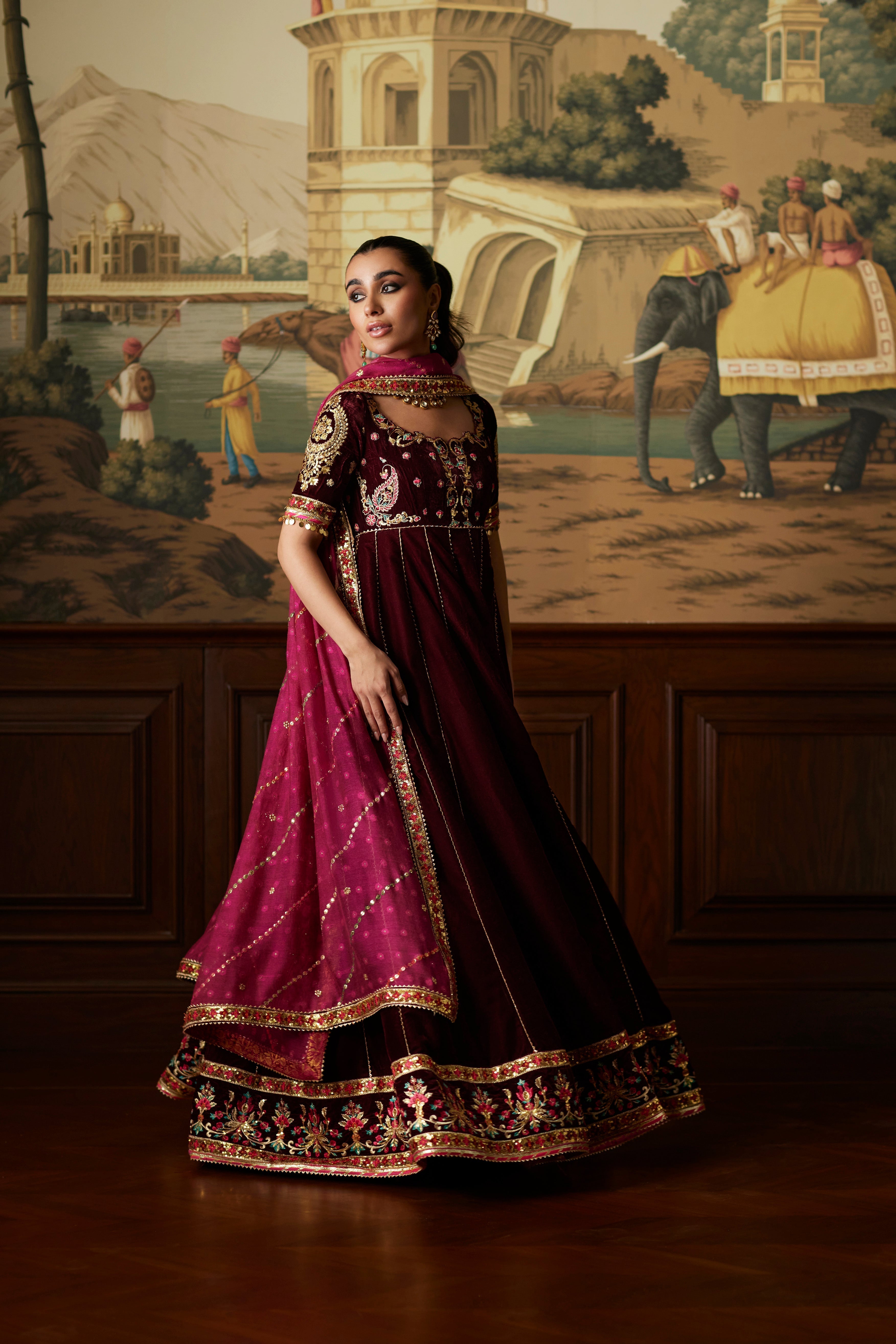 Mina Hassan | Velvet Luxe | Daaniya - Official Mina Hassan stockist in UK - Sakeena London