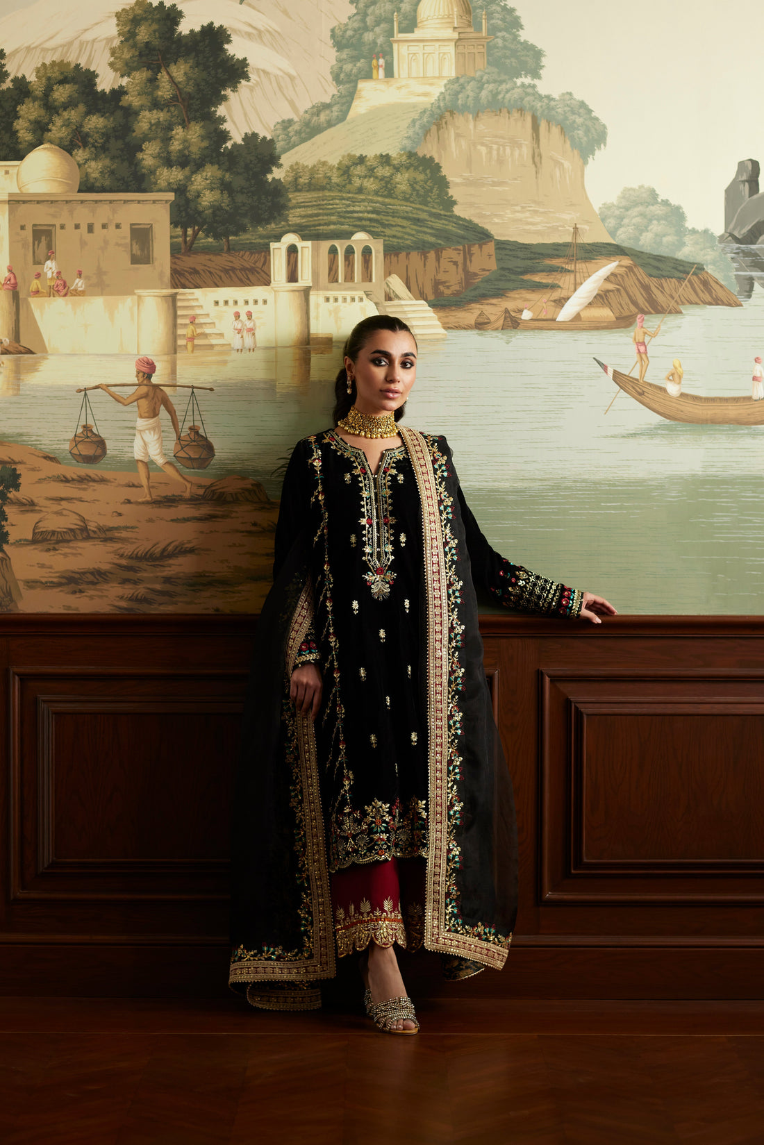 Mina Hassan | Velvet Luxe | Jahan - Official Vanya stockist in UK - Sakeena London