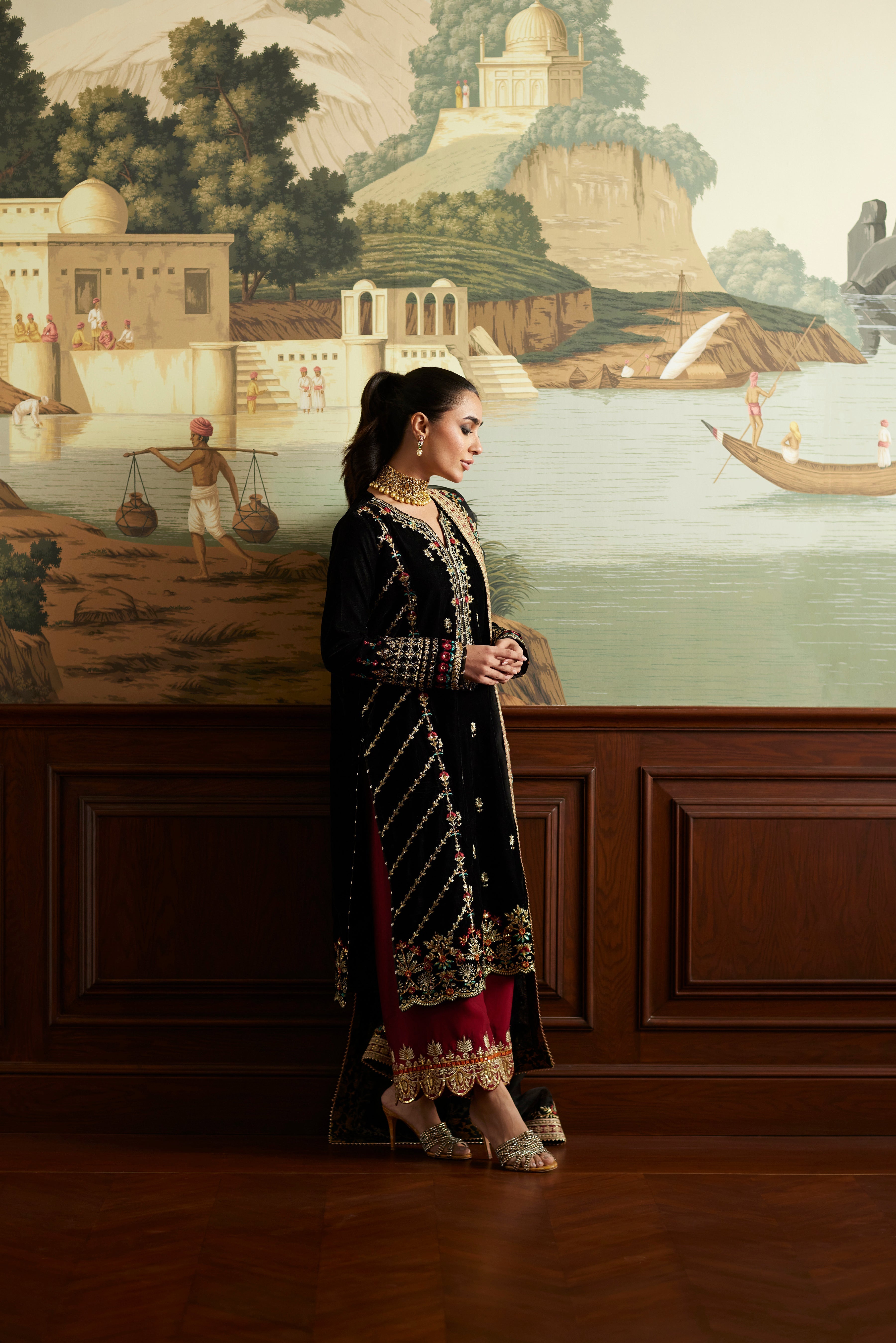 Mina Hassan | Velvet Luxe | Jahan - Official Vanya stockist in UK - Sakeena London
