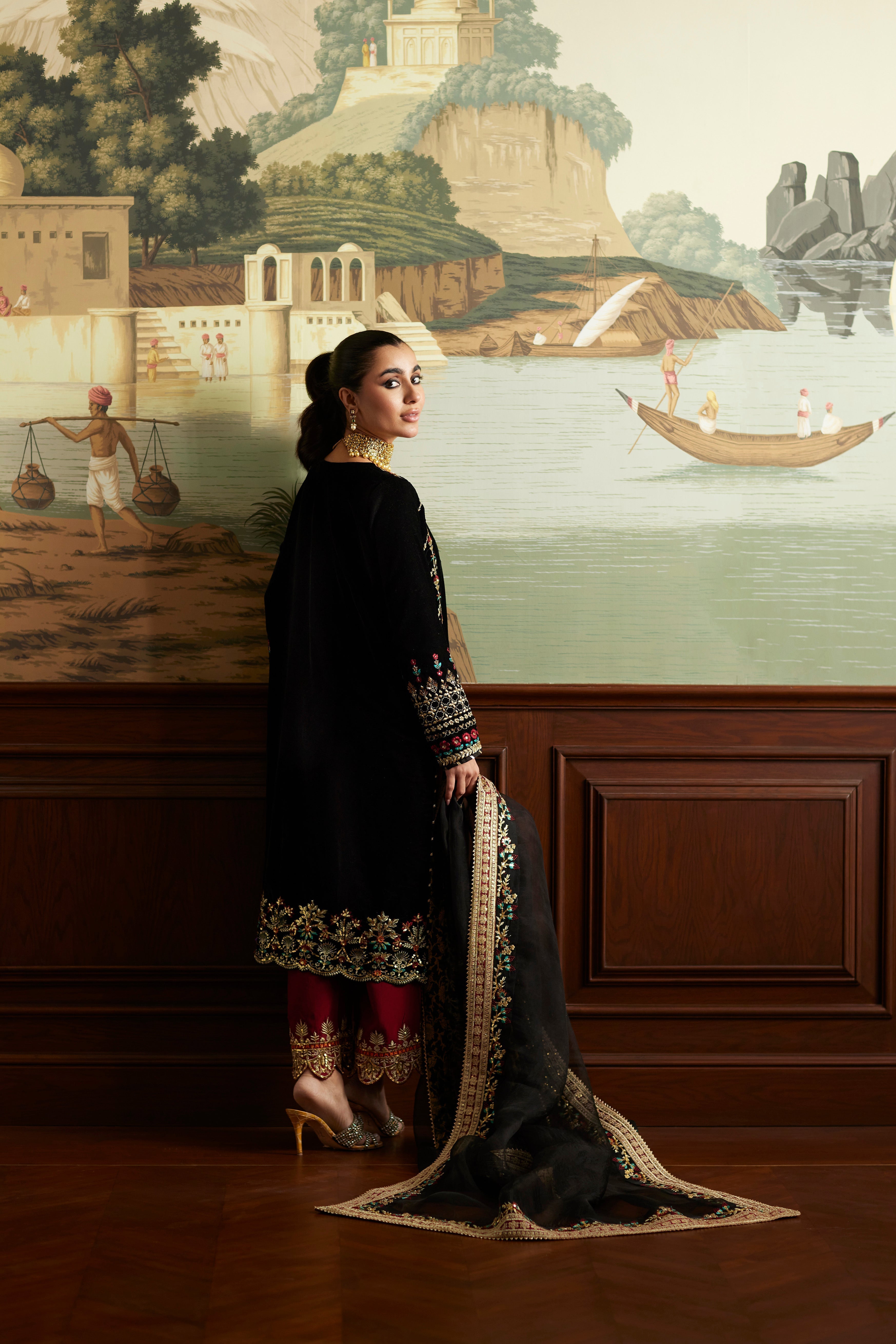 Mina Hassan | Velvet Luxe | Jahan - Official Vanya stockist in UK - Sakeena London