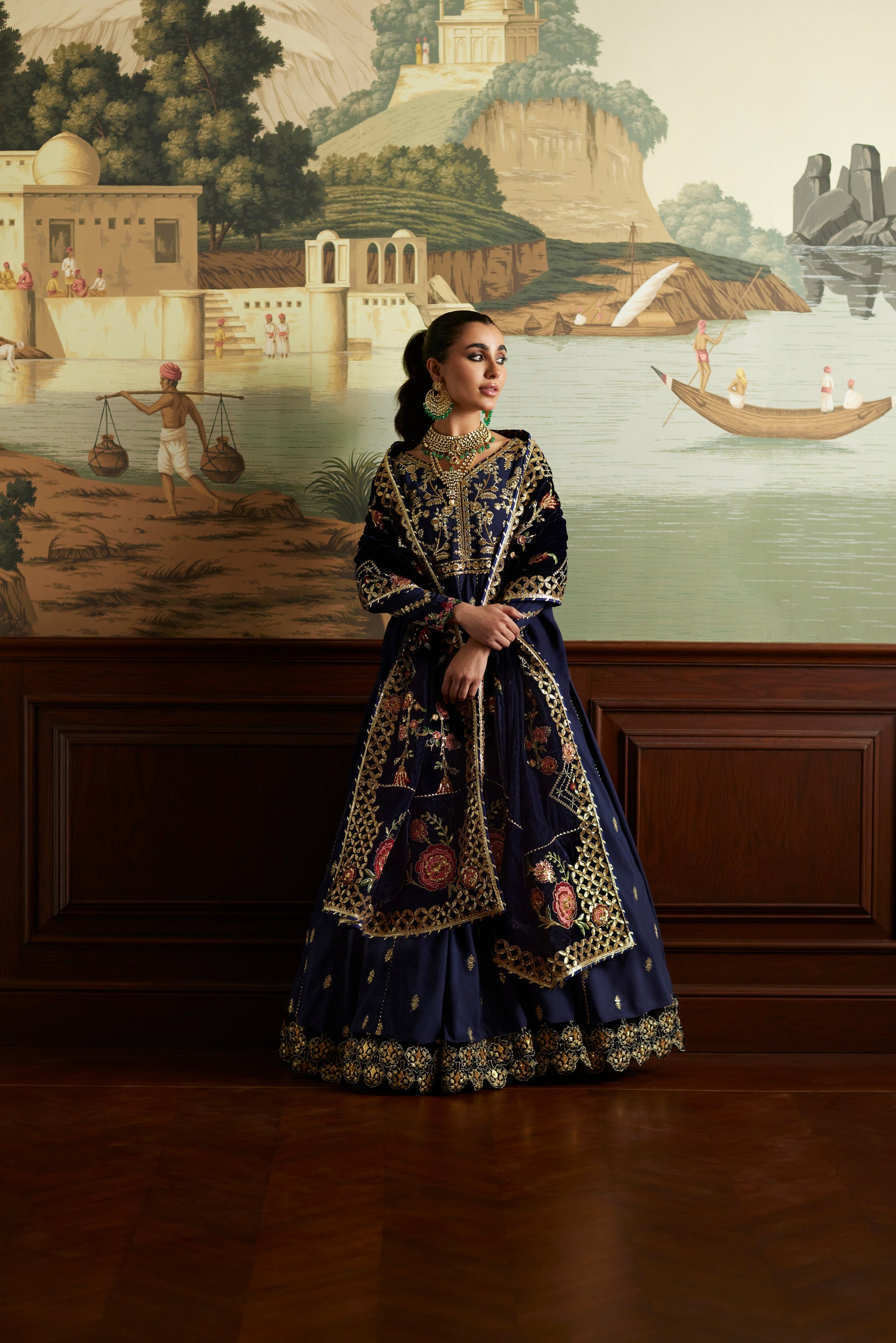 Mina Hassan | Velvet Luxe | Raniya - Official Mina Hassan stockist in UK - Sakeena London