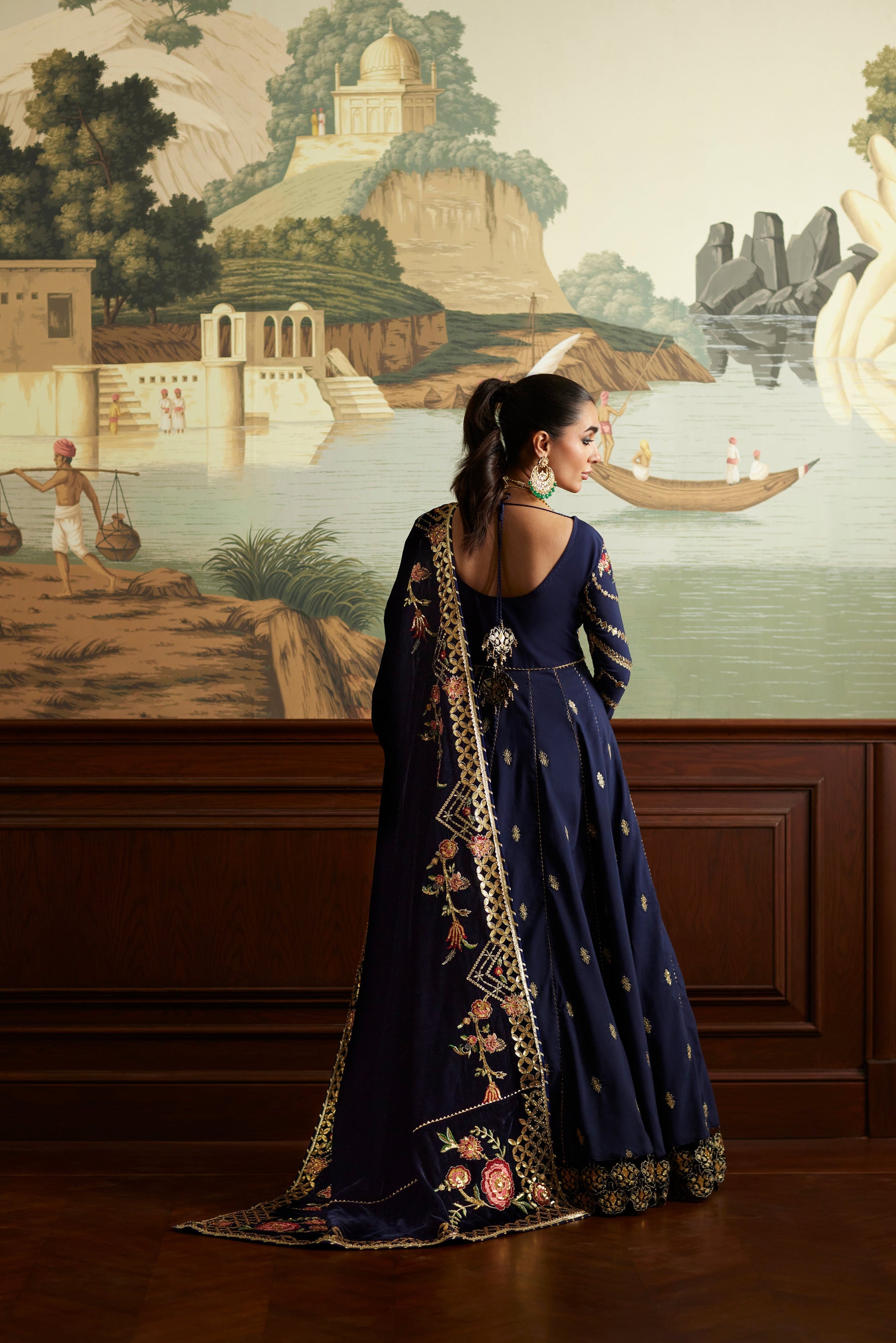 Mina Hassan | Velvet Luxe | Raniya - Official Mina Hassan stockist in UK - Sakeena London