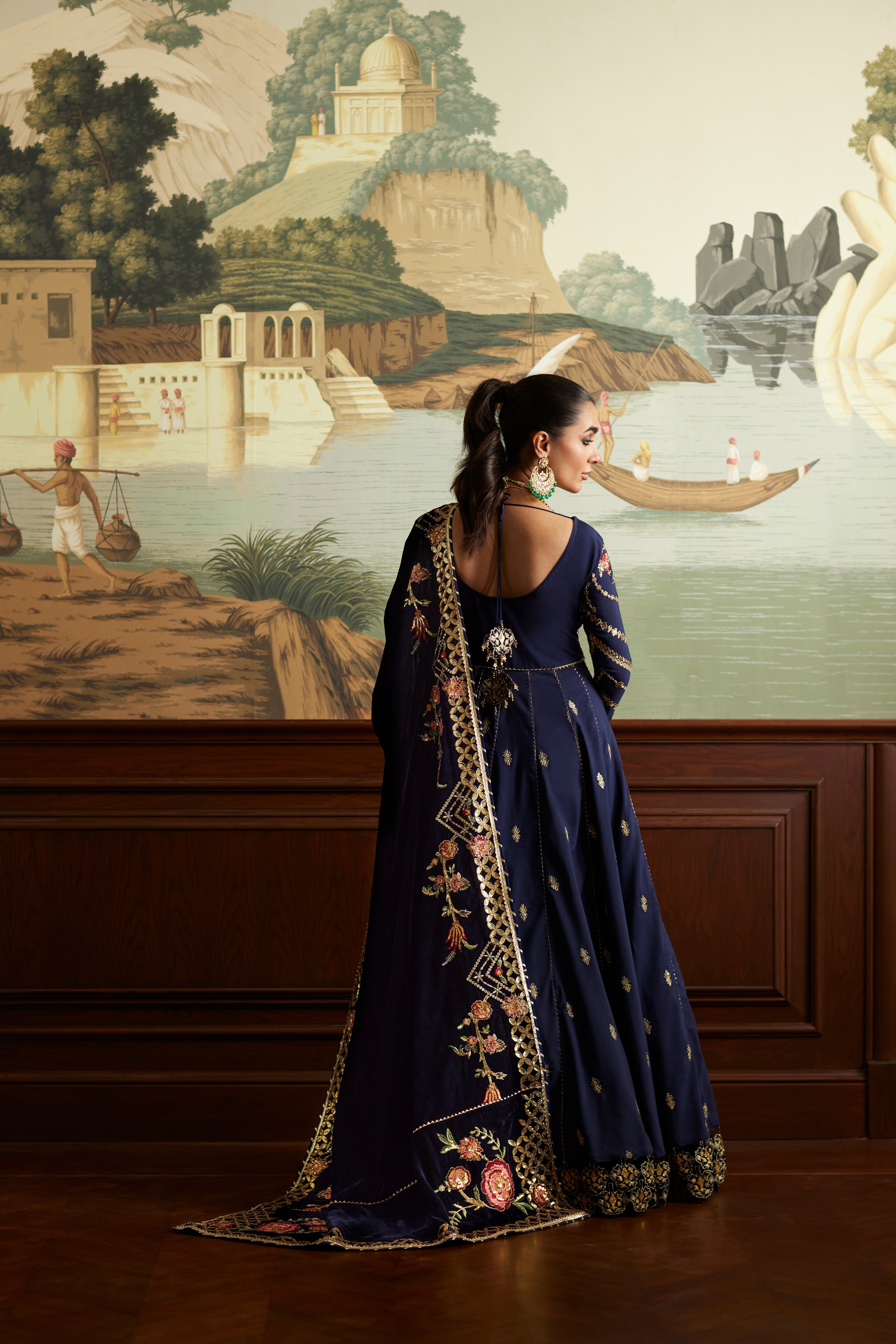Mina Hassan | Velvet Luxe | Raniya - Official Mina Hassan stockist in UK - Sakeena London