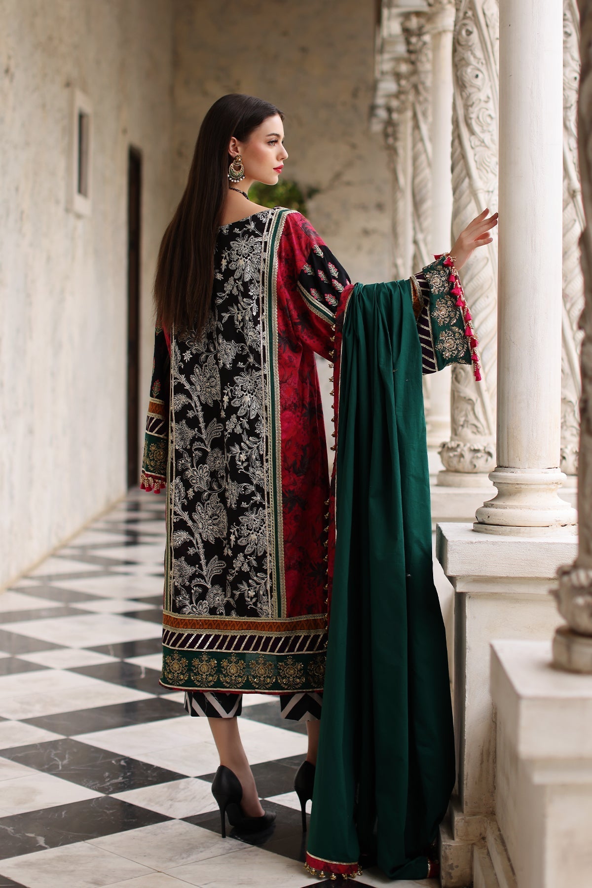 Mina Kashif | Festive Lawn | Karine - Official Mina Kashif stockist in UK - Sakeena London