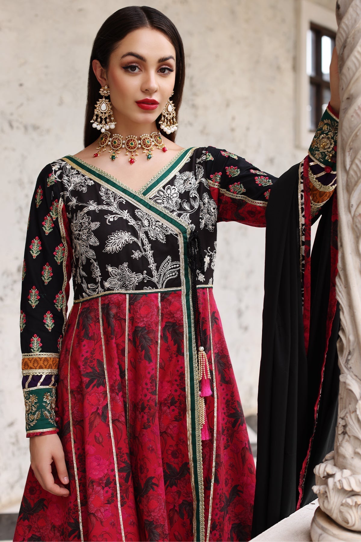 Mina Kashif | Festive Lawn | Anarkali - Official Mina Kashif stockist in UK - Sakeena London