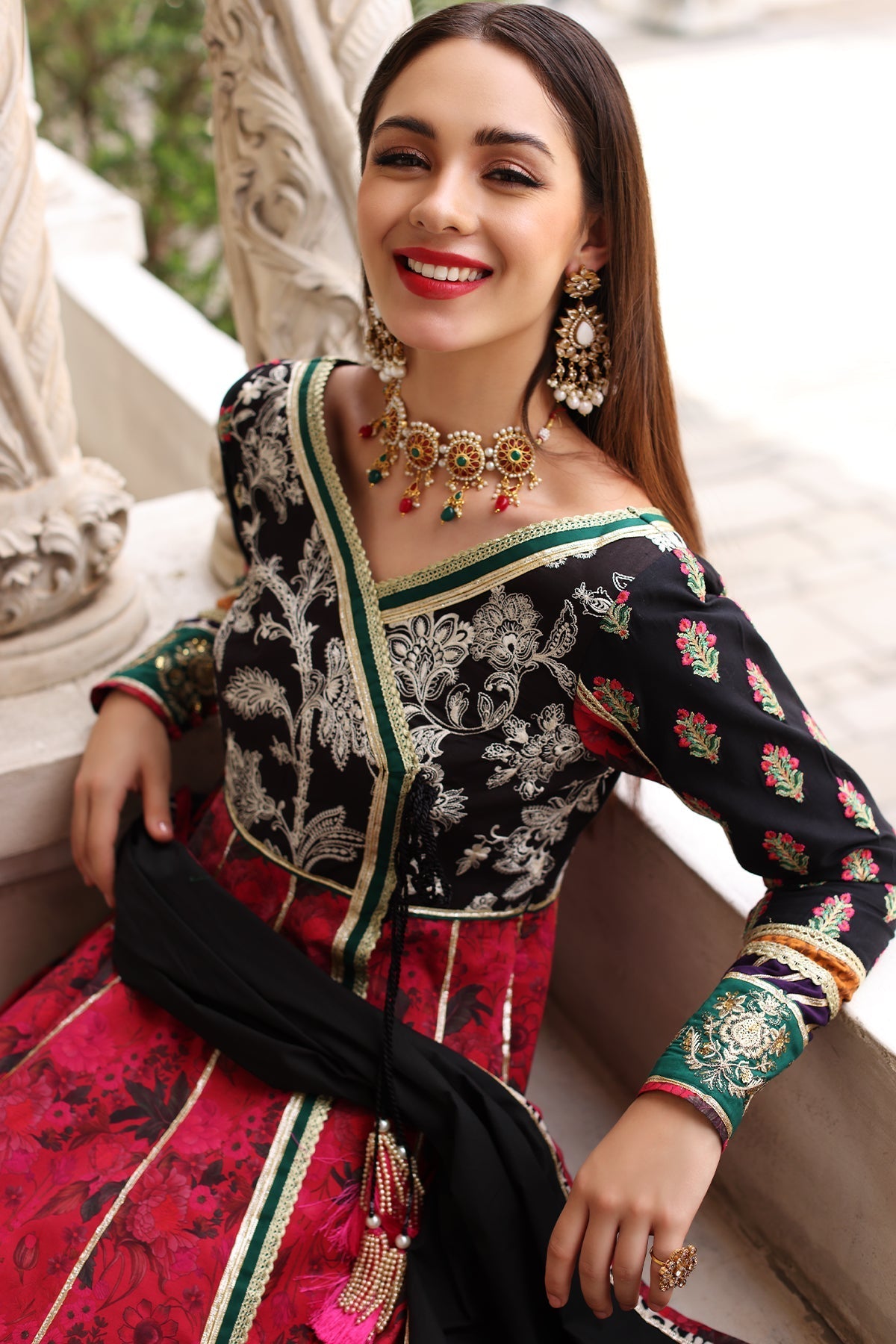 Mina Kashif | Festive Lawn | Anarkali - Official Mina Kashif stockist in UK - Sakeena London