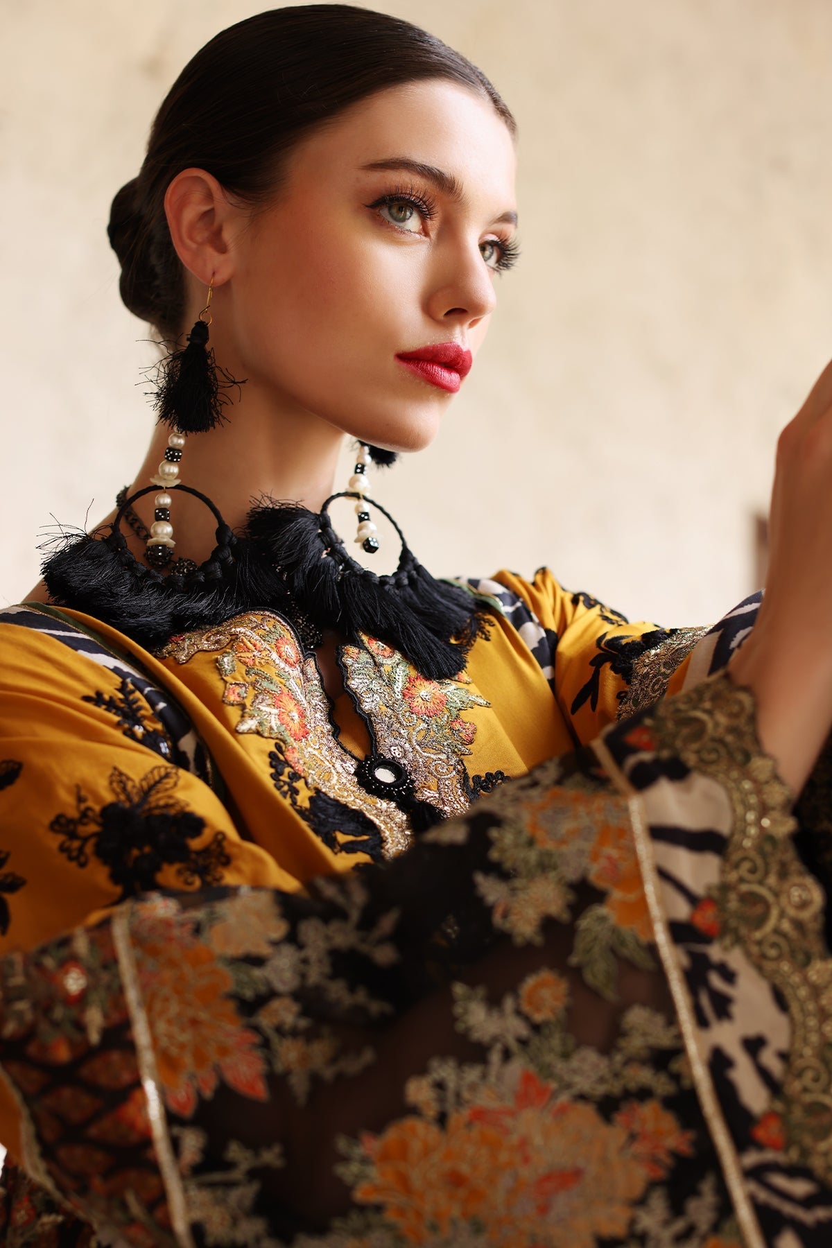 Mina Kashif | Festive Lawn | Leyla - Official Mina Kashif stockist in UK - Sakeena London