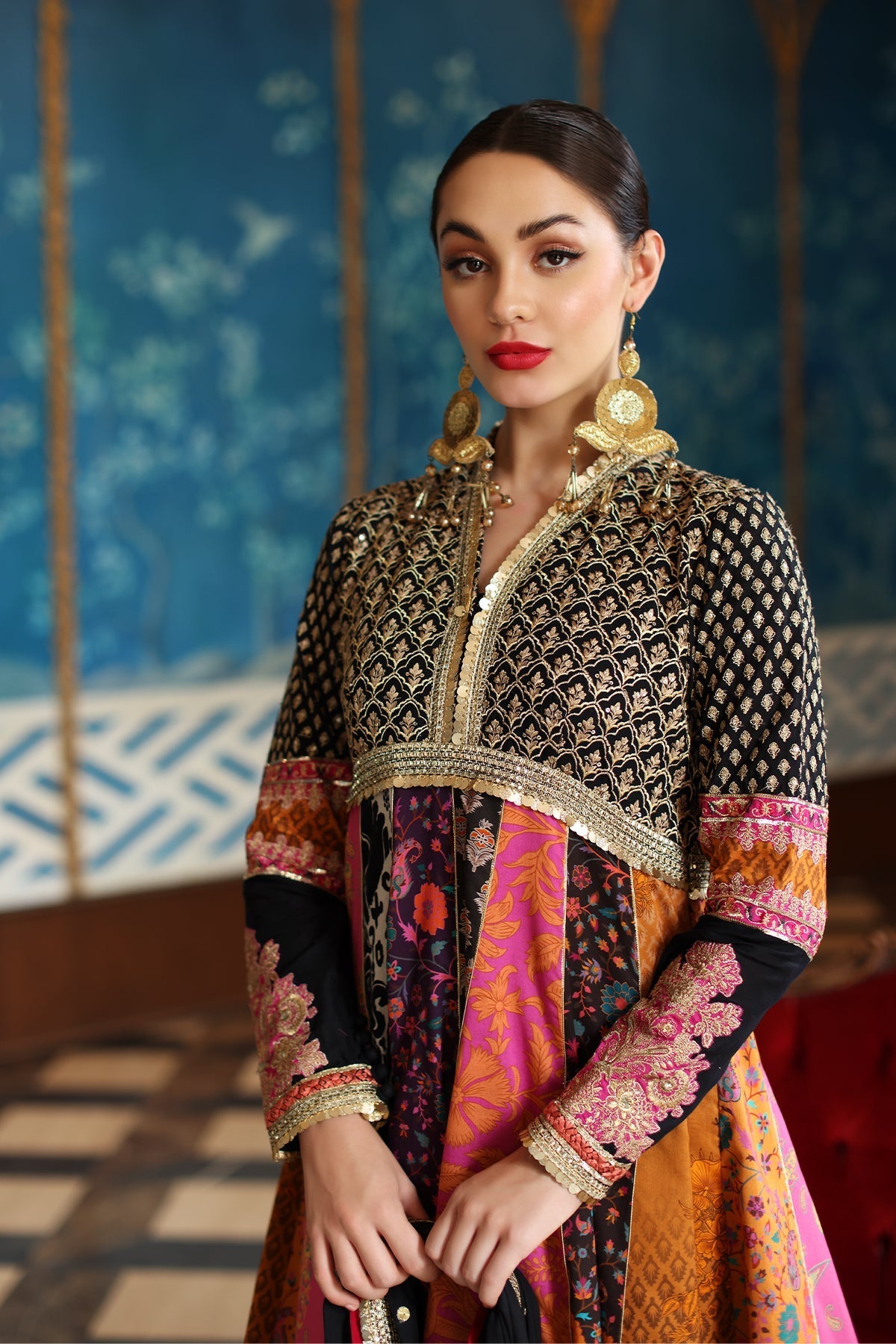 Mina Kashif | Festive Lawn | Misty - Official Mina Kashif stockist in UK - Sakeena London