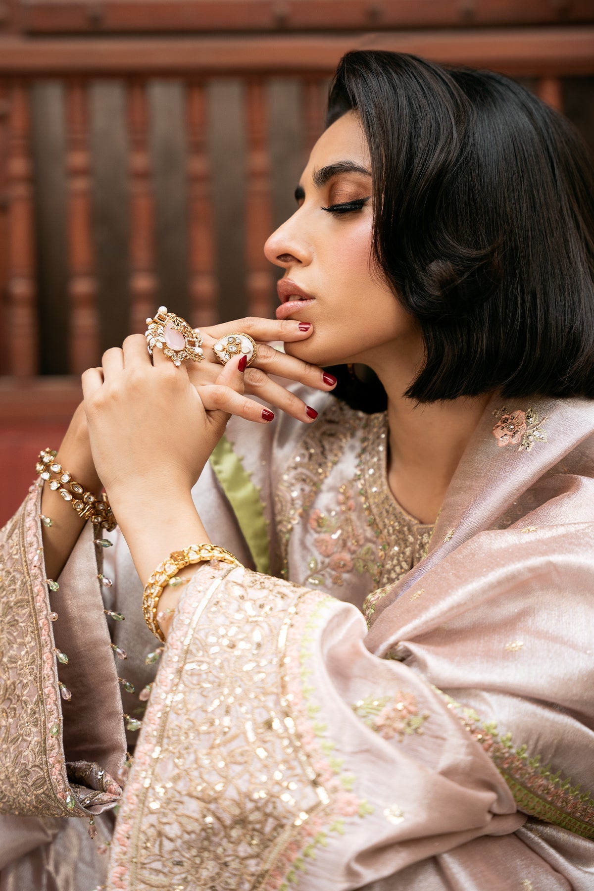 Mina Kashif | Noor Jahan Festive Edit | Chaand - Official Mina Kashif stockist in UK - Sakeena London