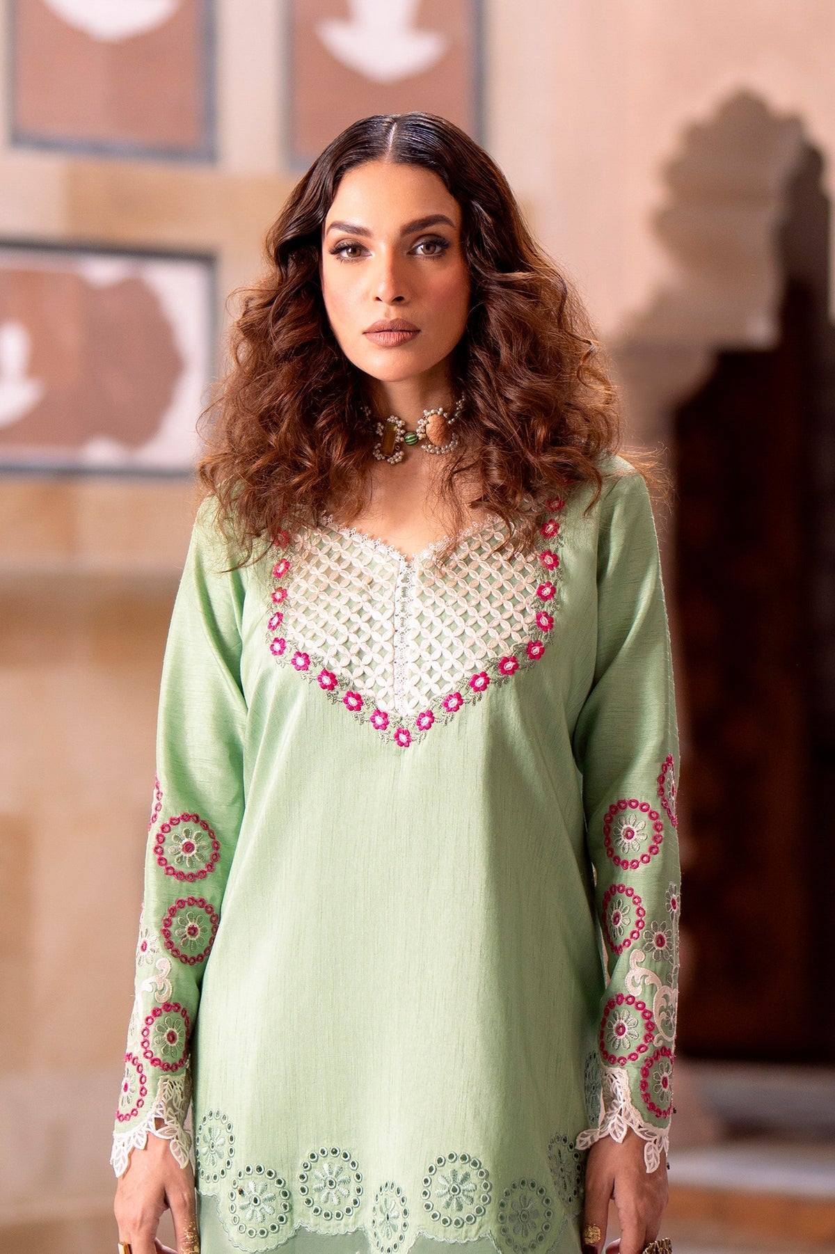 Fozia Khalid | Kahani Silk Luxury Dresses | Shehnaz - Official Fozia Khalid stockist in UK - Sakeena London